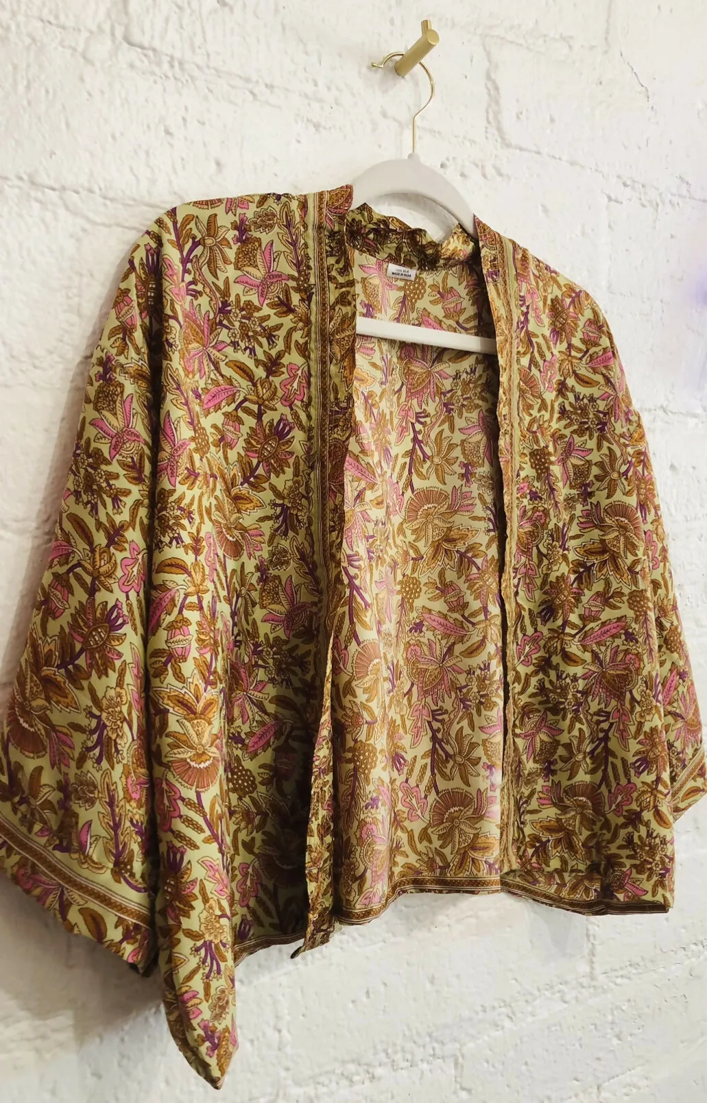 100% Silk Kimono Blouse