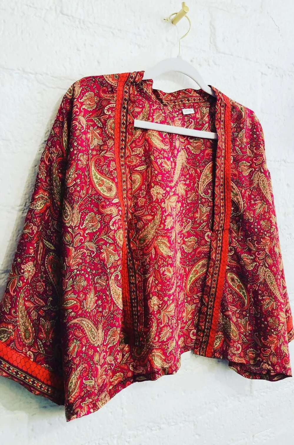 100% Silk Kimono Blouse