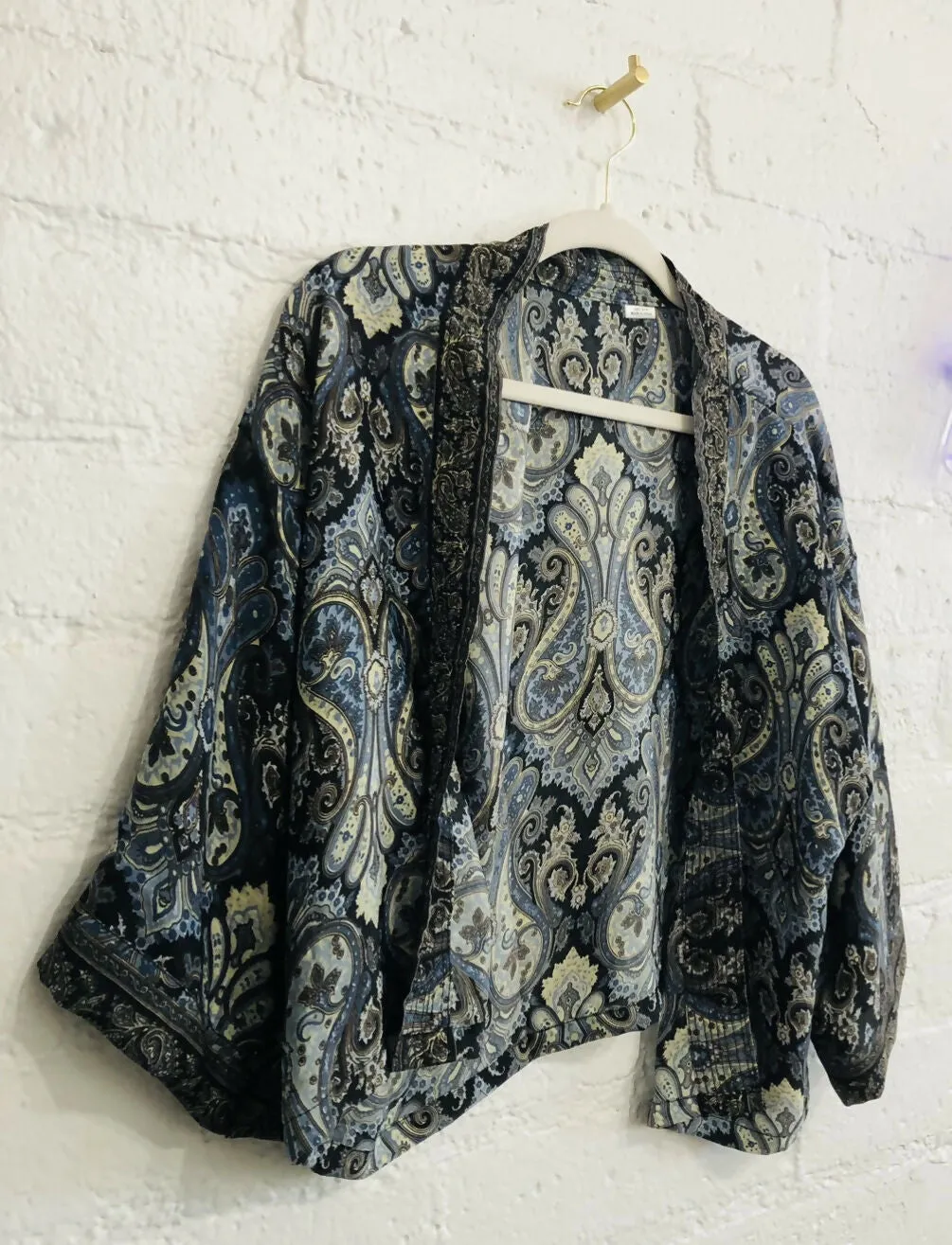 100% Silk Kimono Blouse