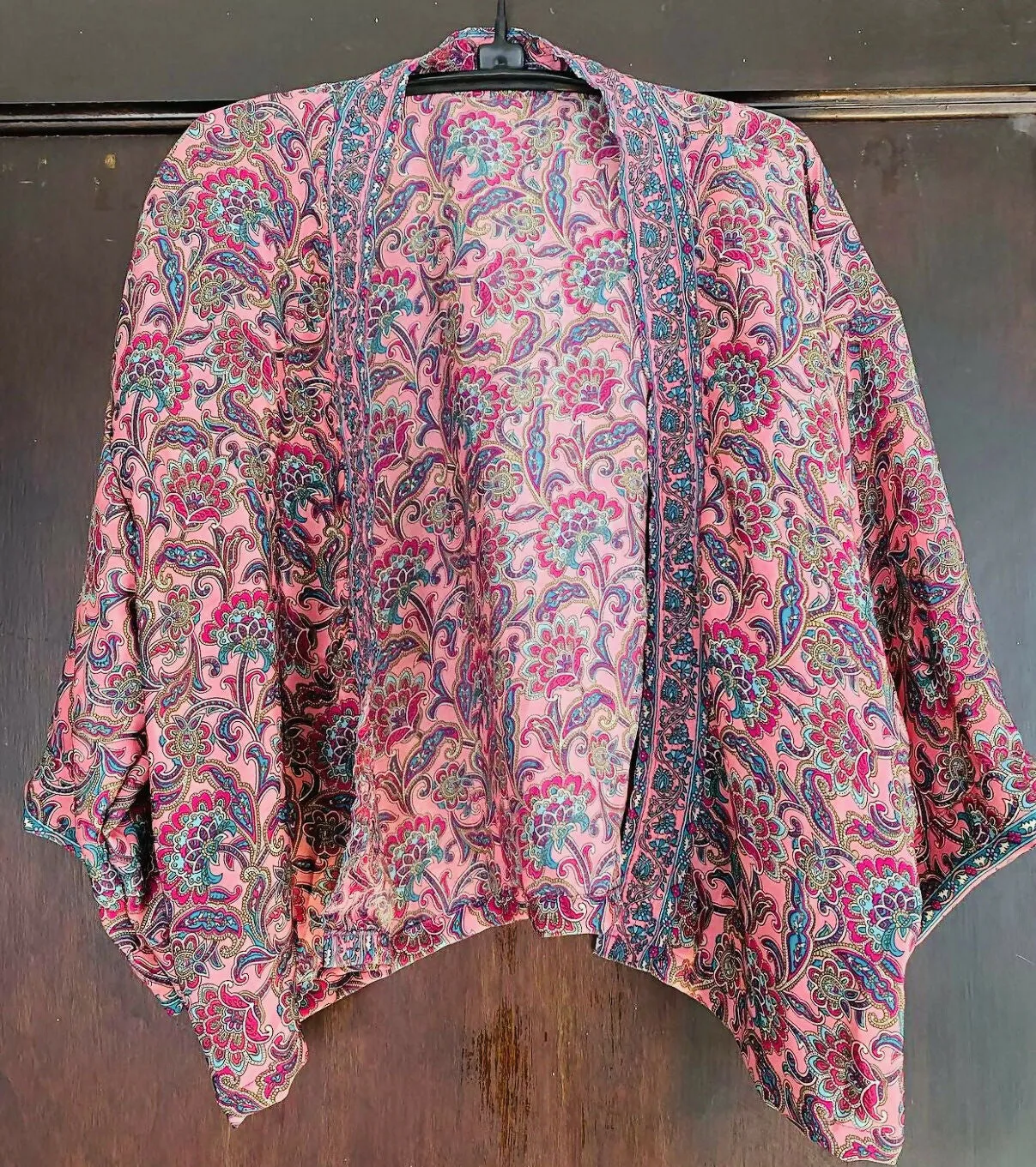 100% Silk Kimono Blouse