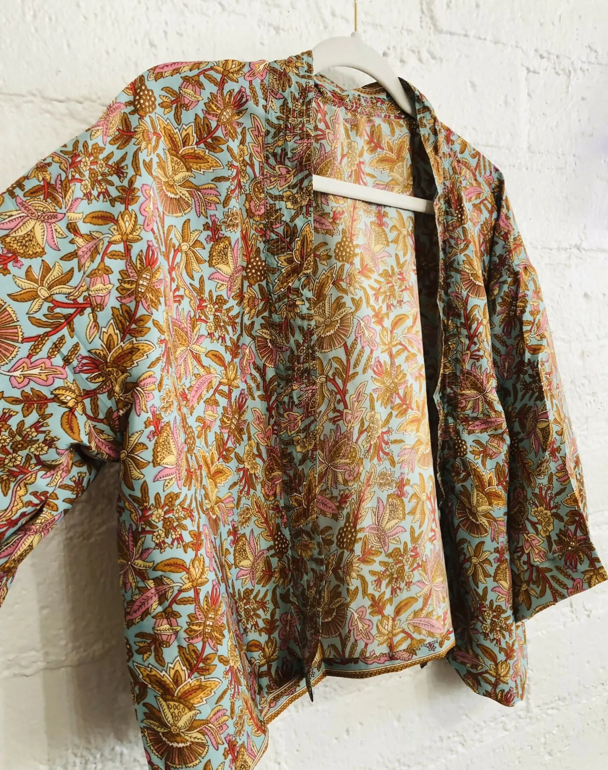 100% Silk Kimono Blouse