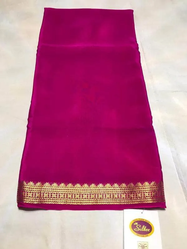 100Grm Thickness South Silk Saree