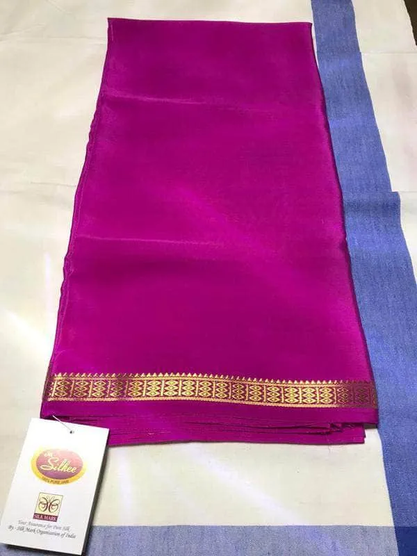 100Grm Thickness South Silk Saree