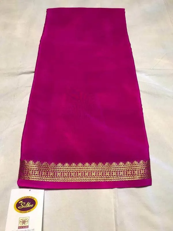 100Grm Thickness South Silk Saree