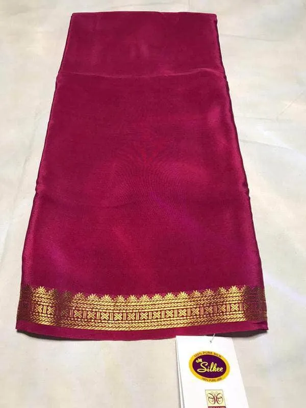 100Grm Thickness South Silk Saree