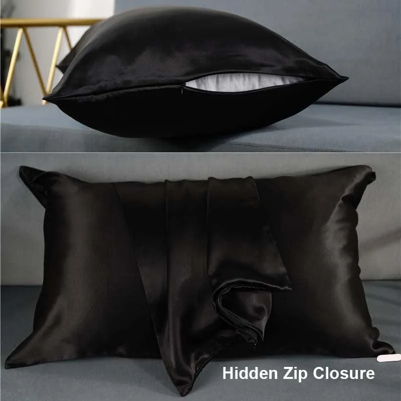 19 Momme Silk Pillowcase - Hidden zip - 40×80cm - custom and wholesale