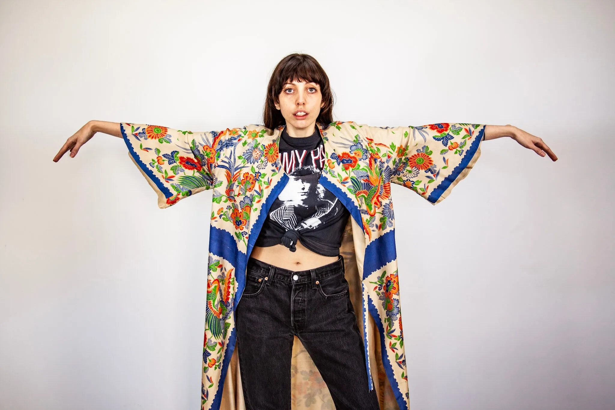 1920’s PONGEE SILK KIMONO/ROBE
