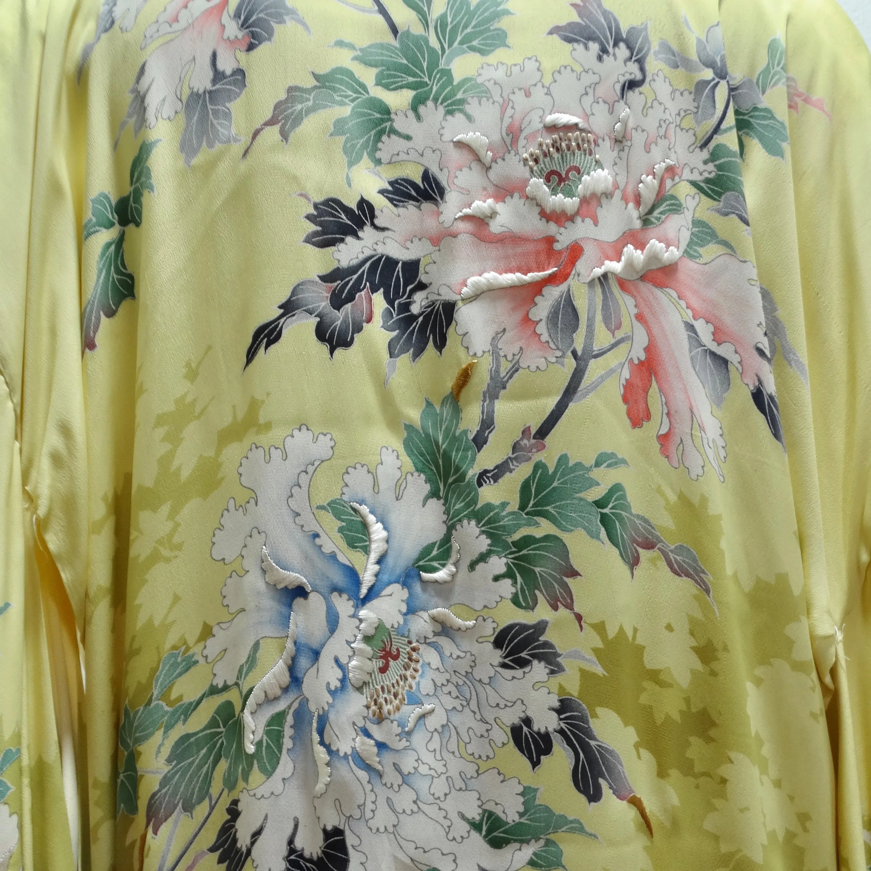 1940s Embroidered Silk Kimono