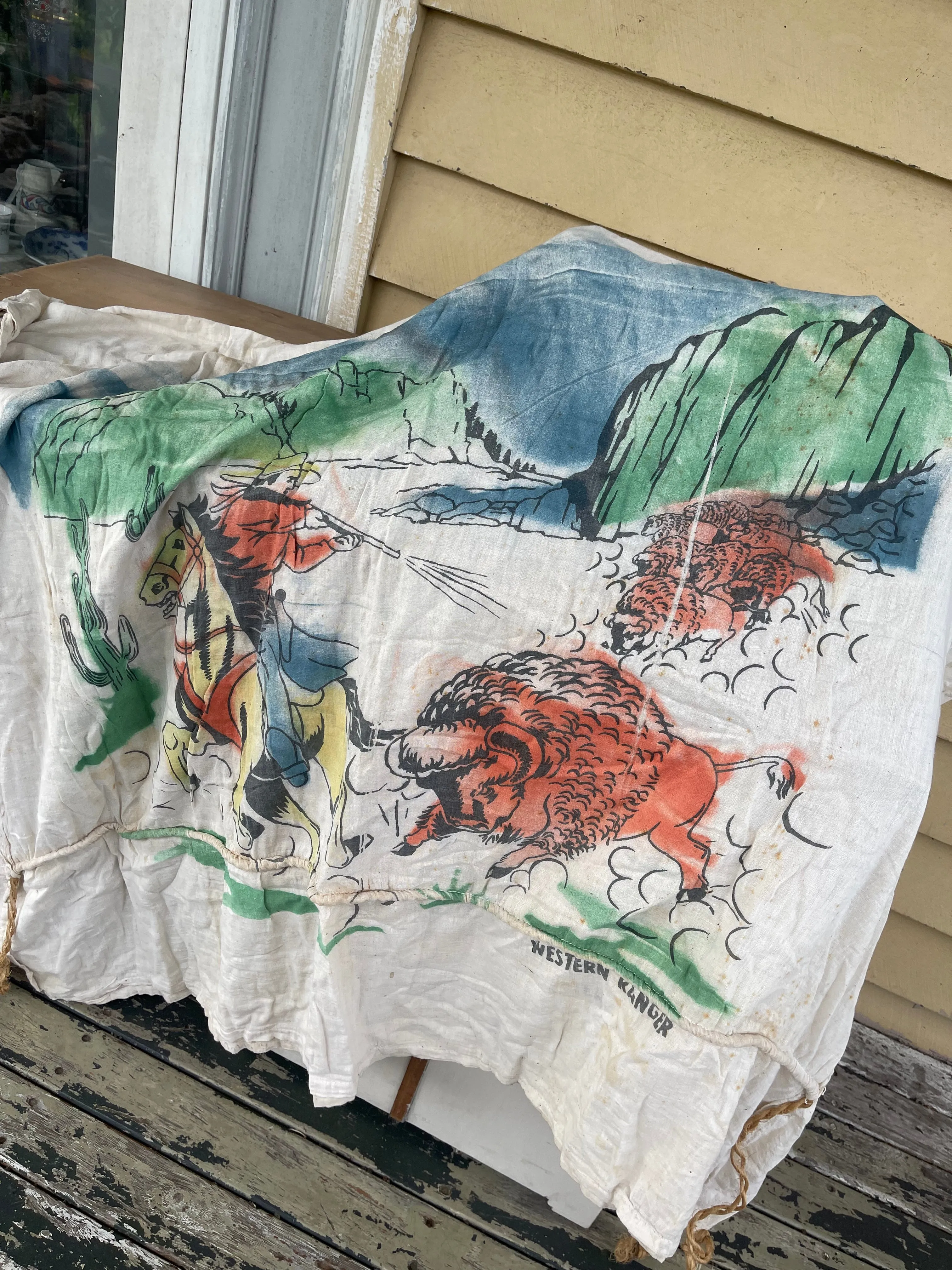 1960s Child’s cowboy costume and tent
