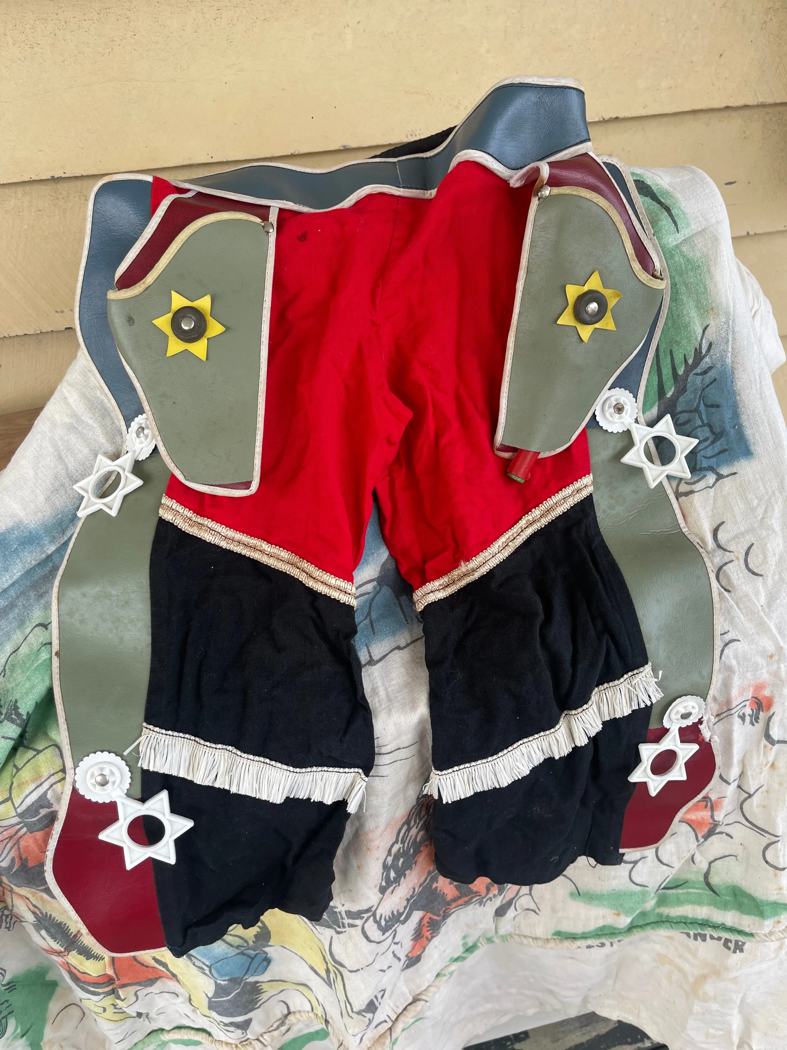 1960s Child’s cowboy costume and tent
