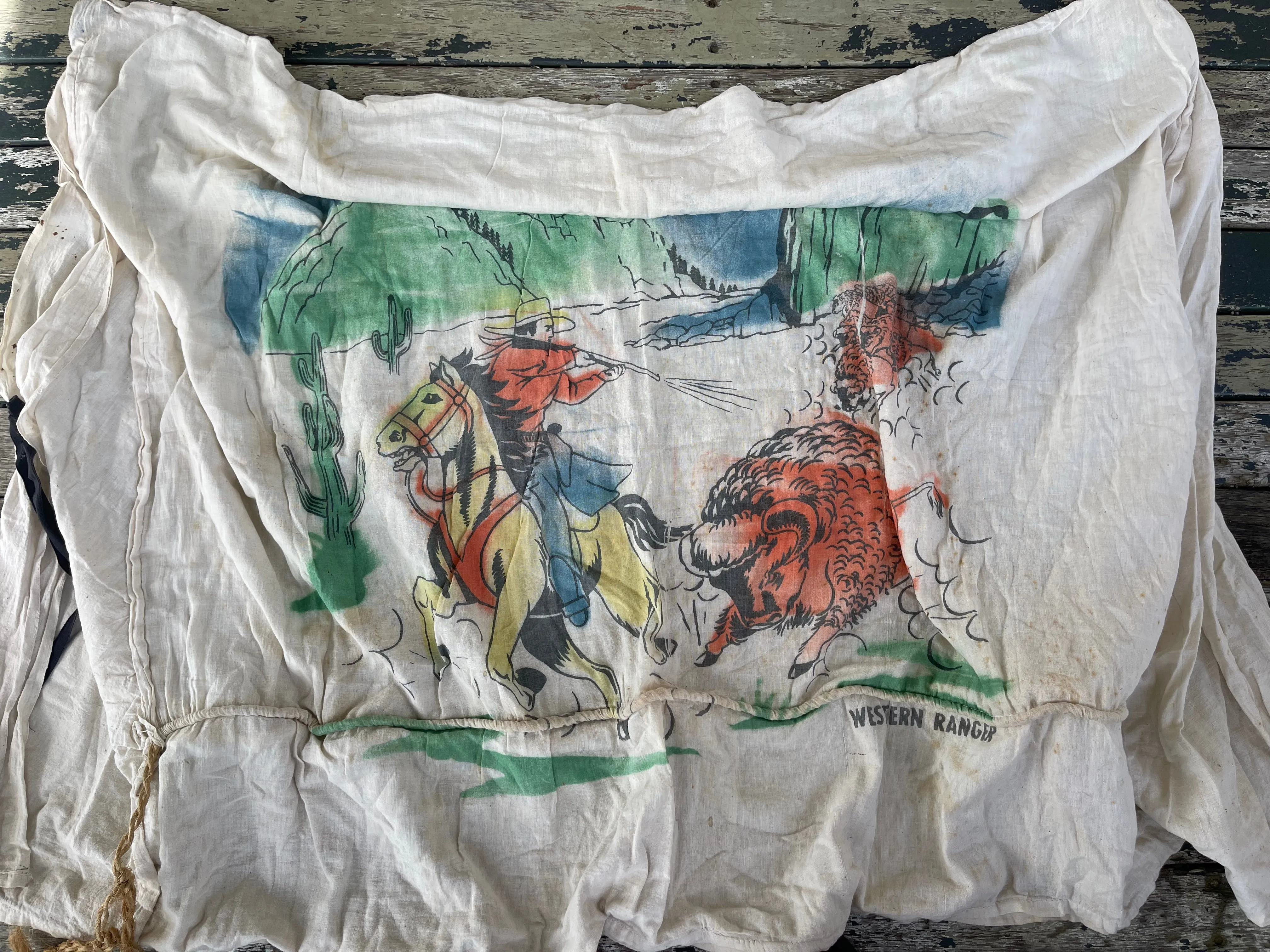 1960s Child’s cowboy costume and tent
