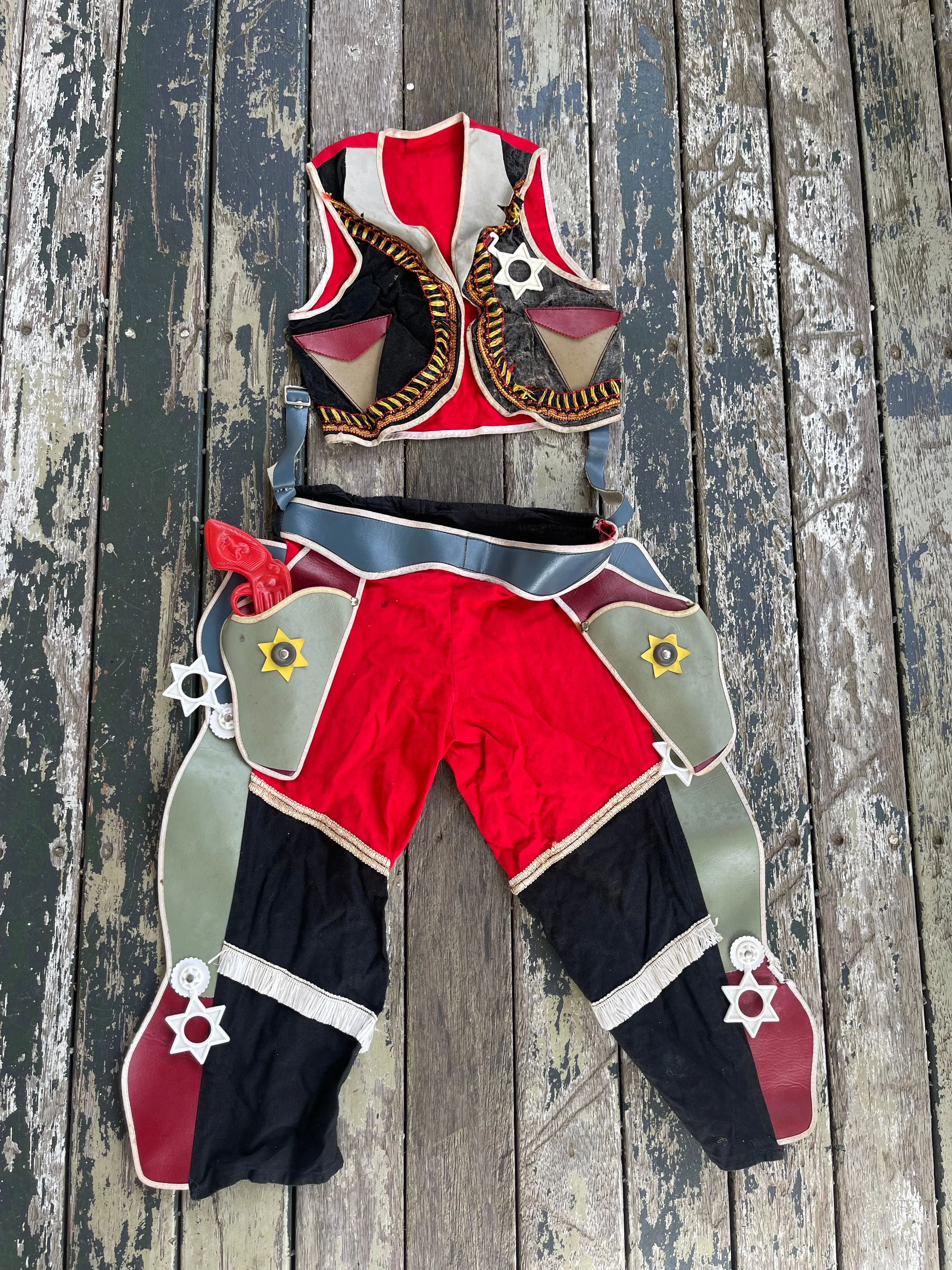1960s Child’s cowboy costume and tent