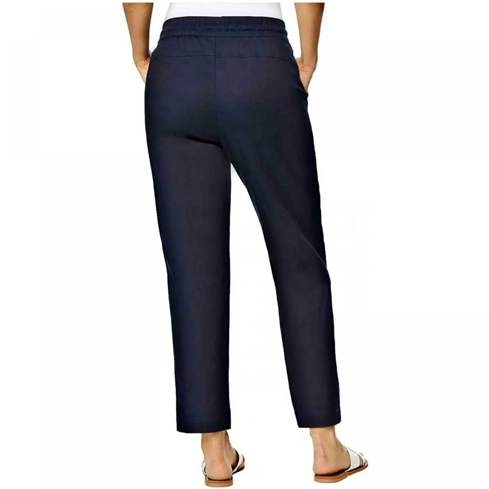32 Degrees Cool Women's Stretch Linen Blend Ankle Pants
