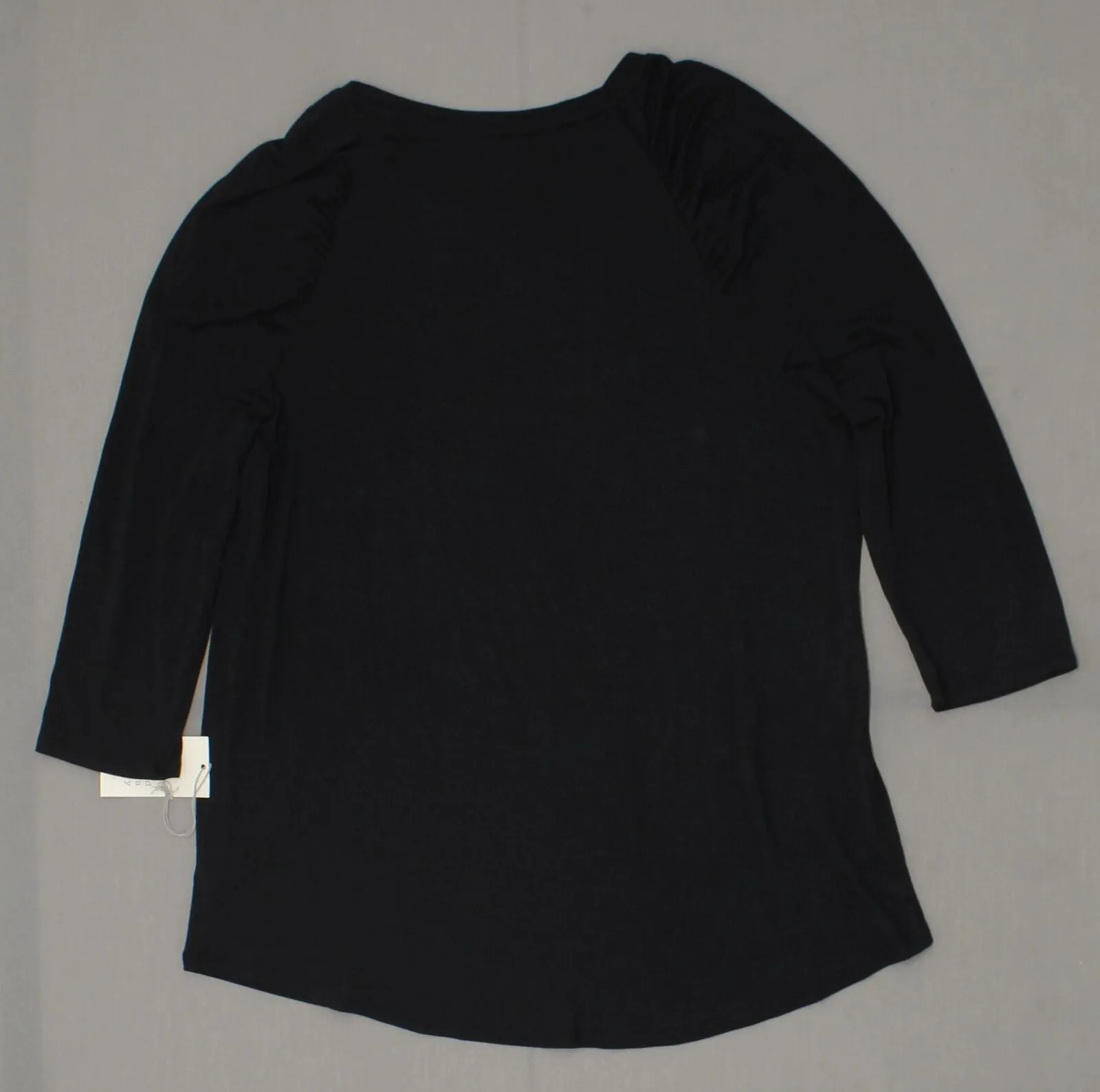 A New Day Women's 3/4 Sleeve Ruched Tunic Top T-Shirt