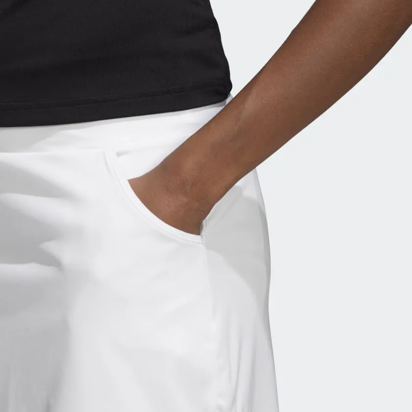 adidas Women's Club Skirt (White/Matte Silver/Black)
