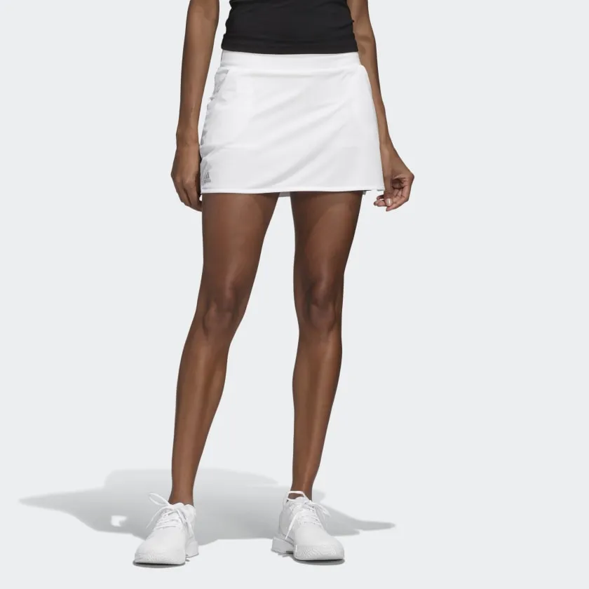 adidas Women's Club Skirt (White/Matte Silver/Black)