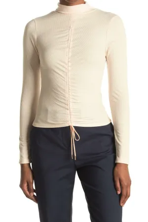 AFRM Women's Plus Size Mollie Long Sleeve Drawstring Crop Top