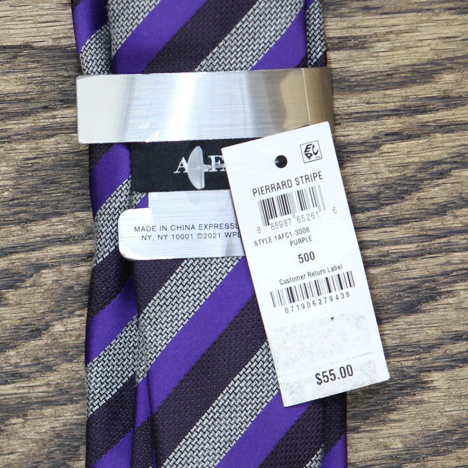 Alfani Men's Striped Pierrard Stripe Tie