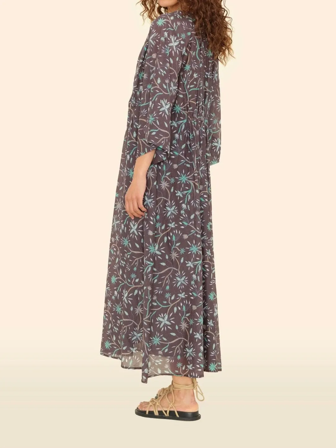 Angela Dress - Graphite Mint
