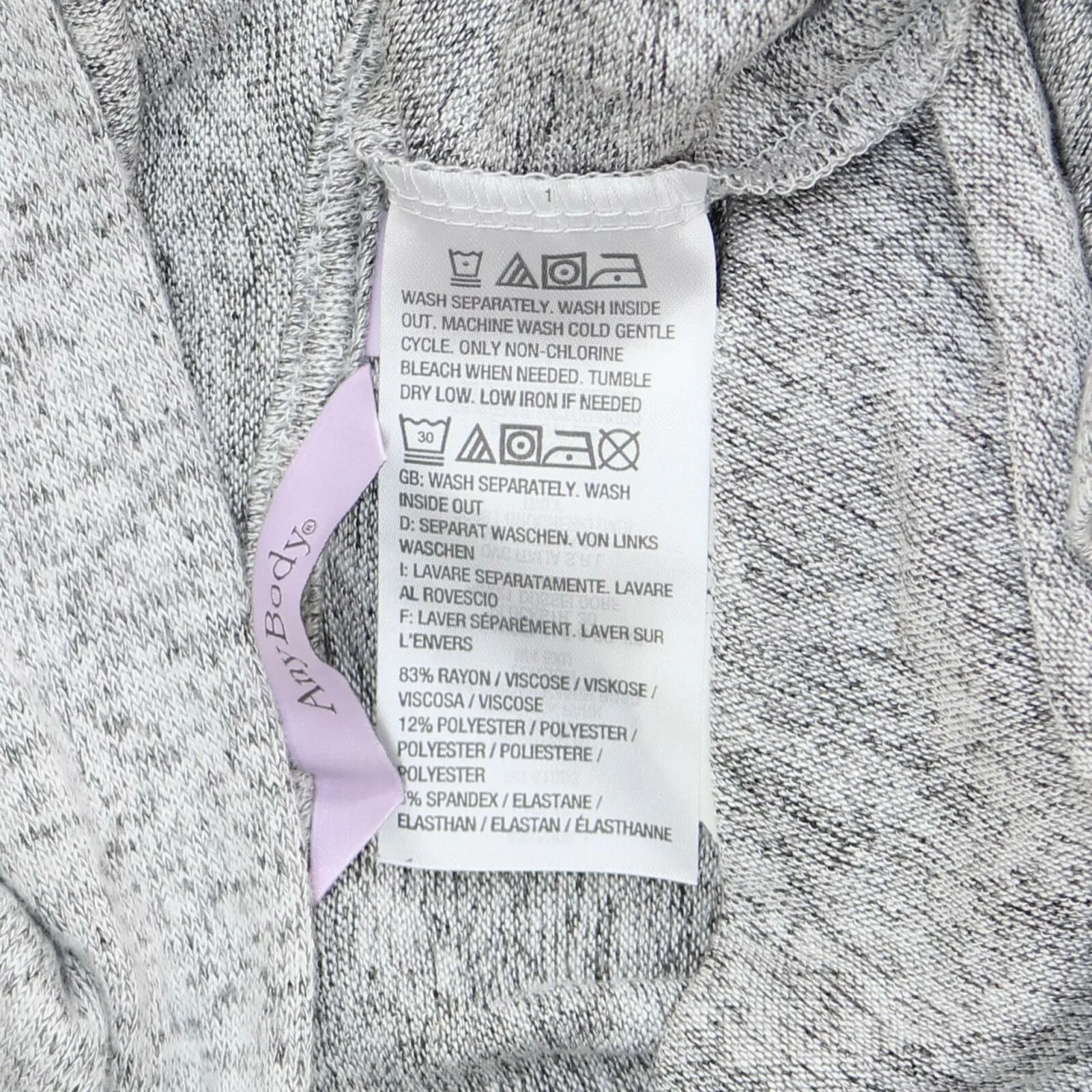 AnyBody Women's Brushed Hacci Knit Wrap Duster Cardigan