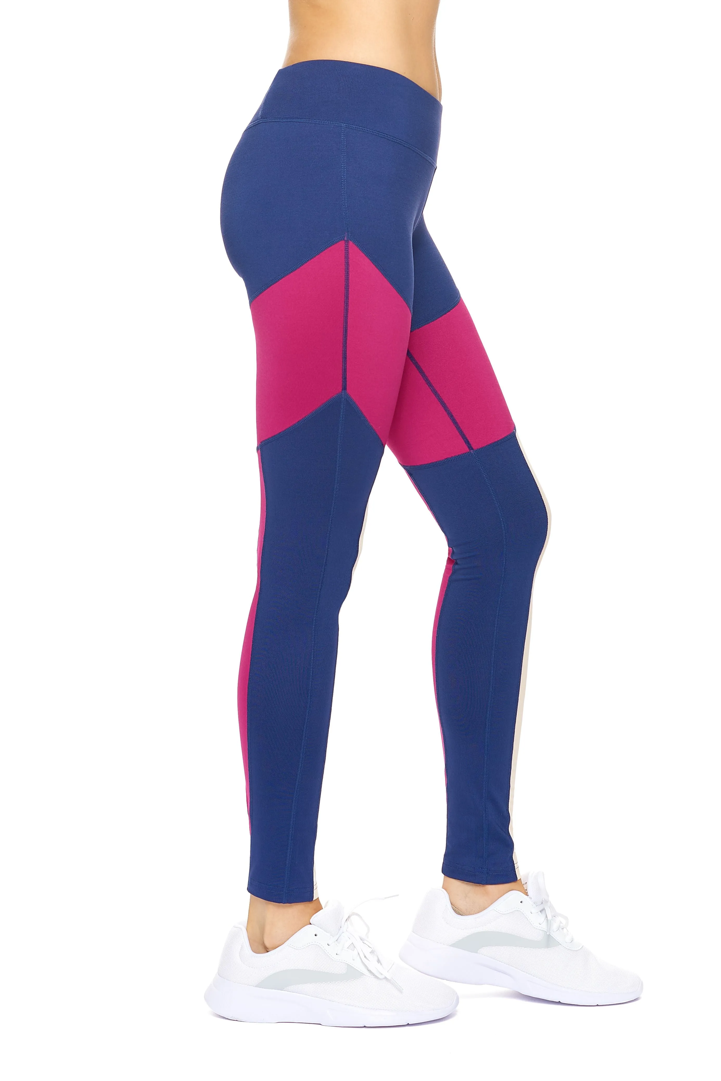 AQ1031 Mid-Rise Calypso Mesh Full Length Leggings