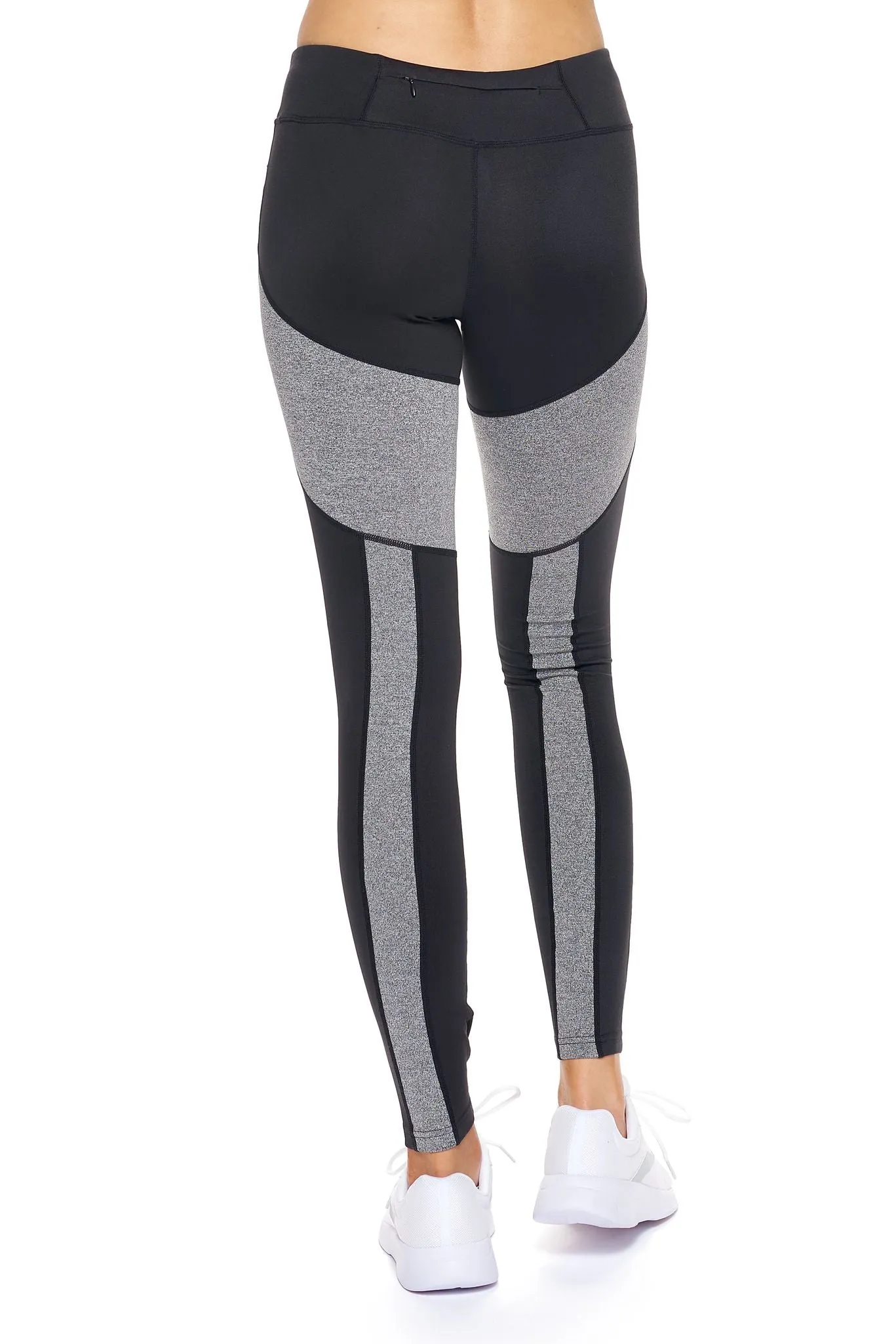 AQ1031 Mid-Rise Calypso Mesh Full Length Leggings