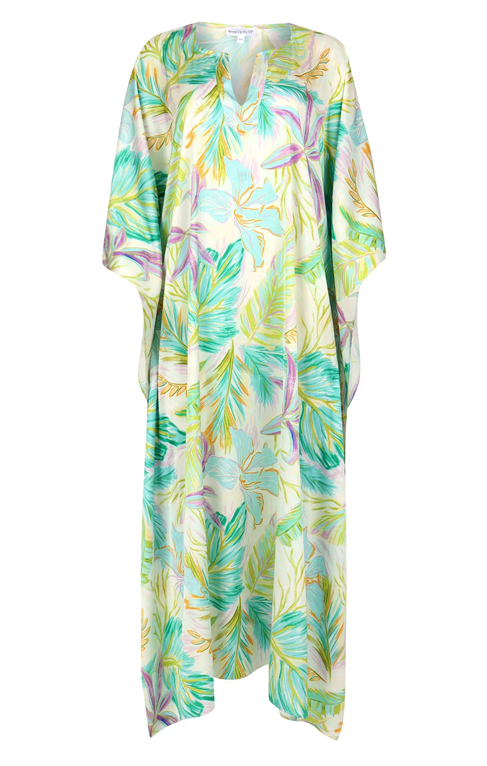 Bahamas Green Long Caftan