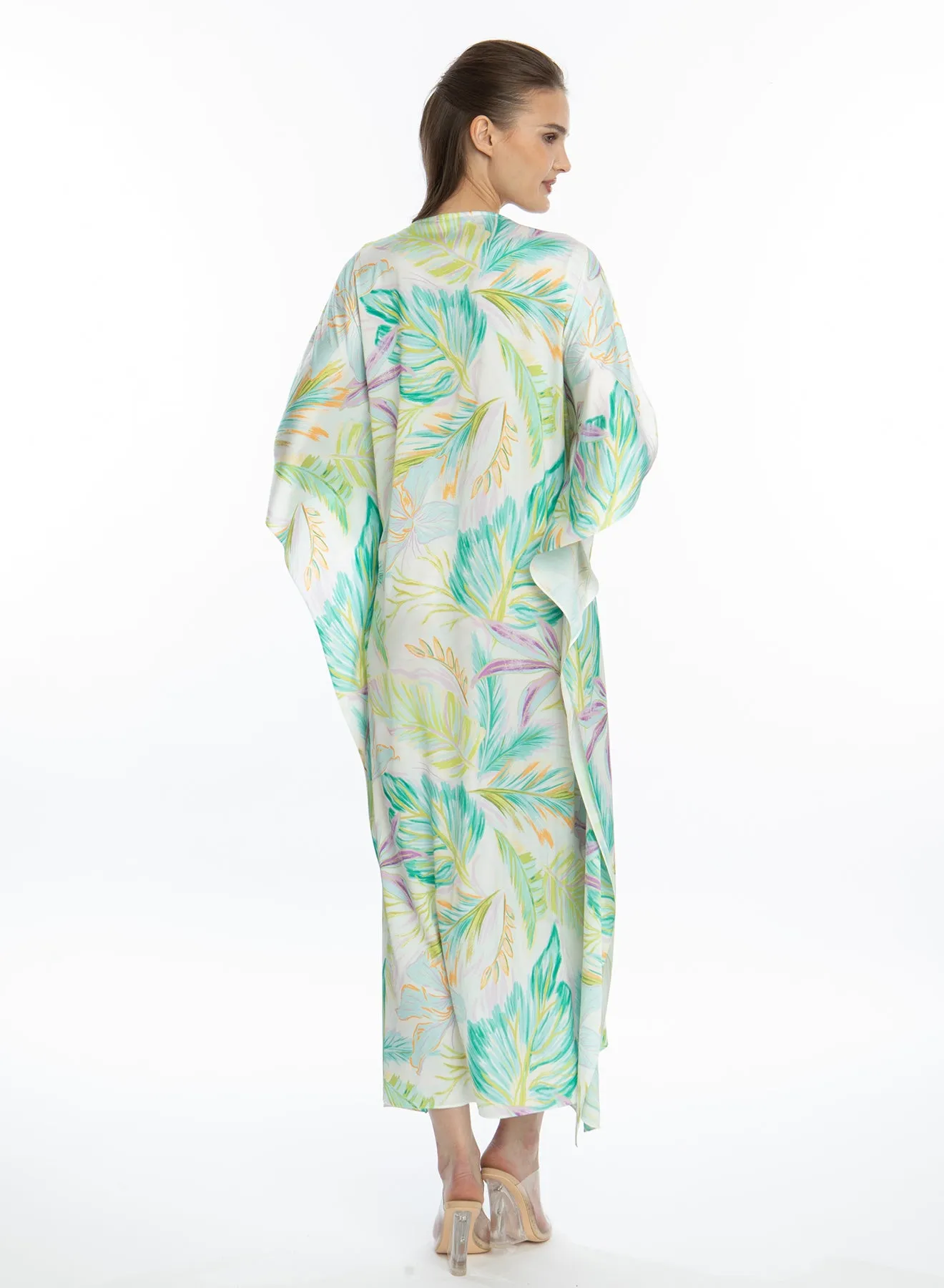 Bahamas Green Long Caftan