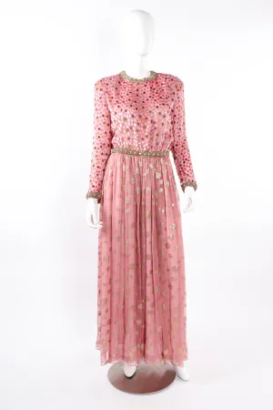 Beaded Textured Dot Dress