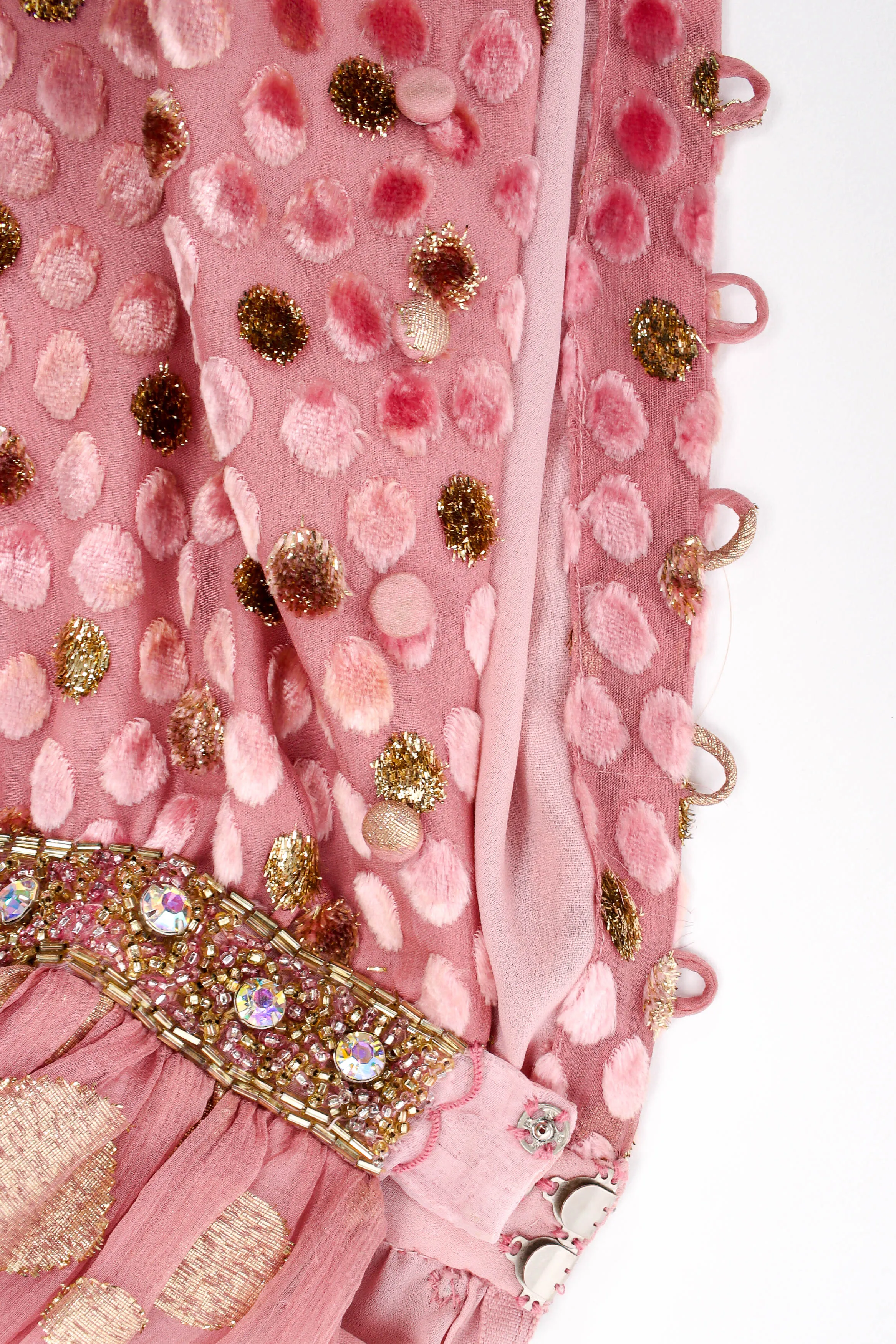 Beaded Textured Dot Dress