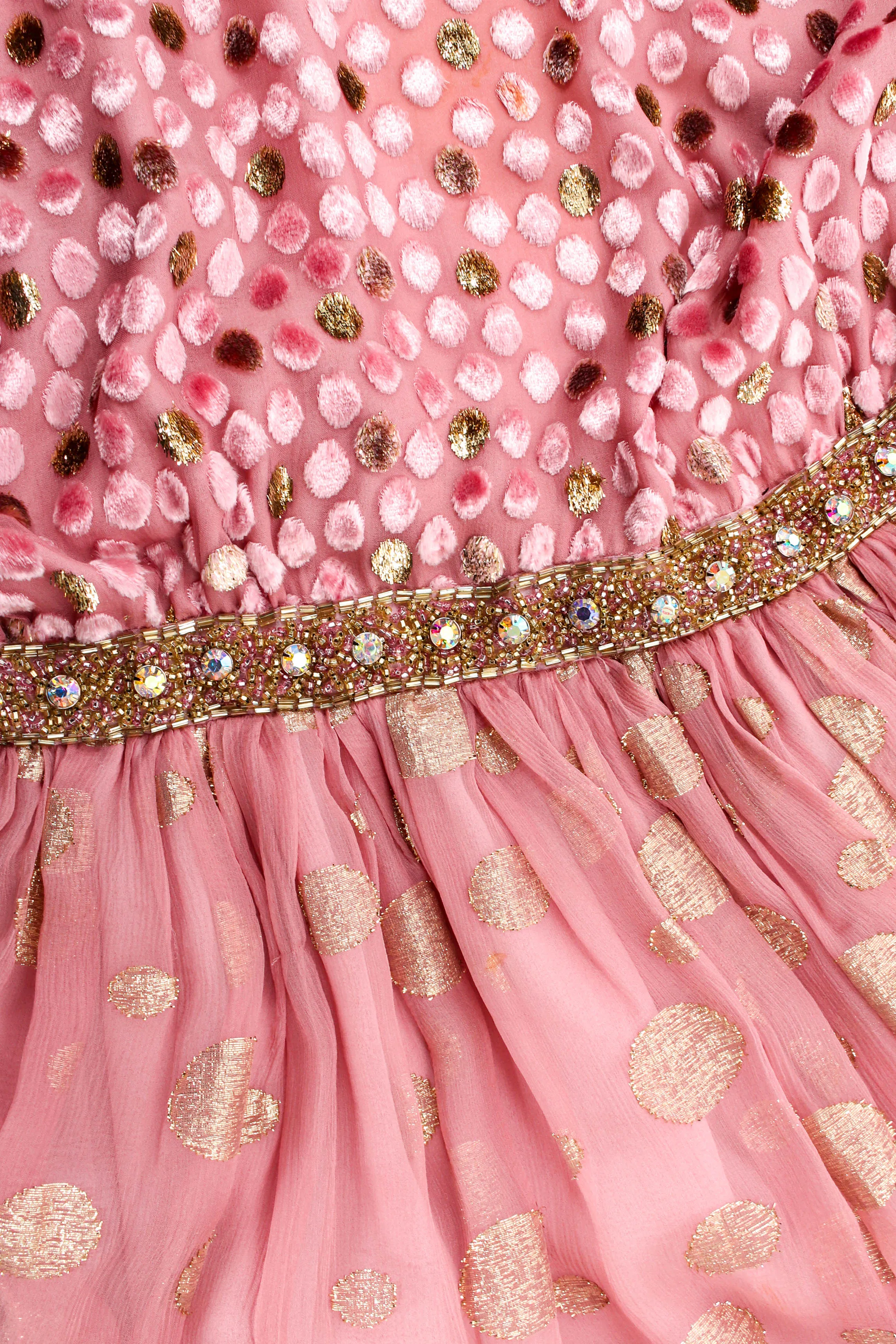 Beaded Textured Dot Dress