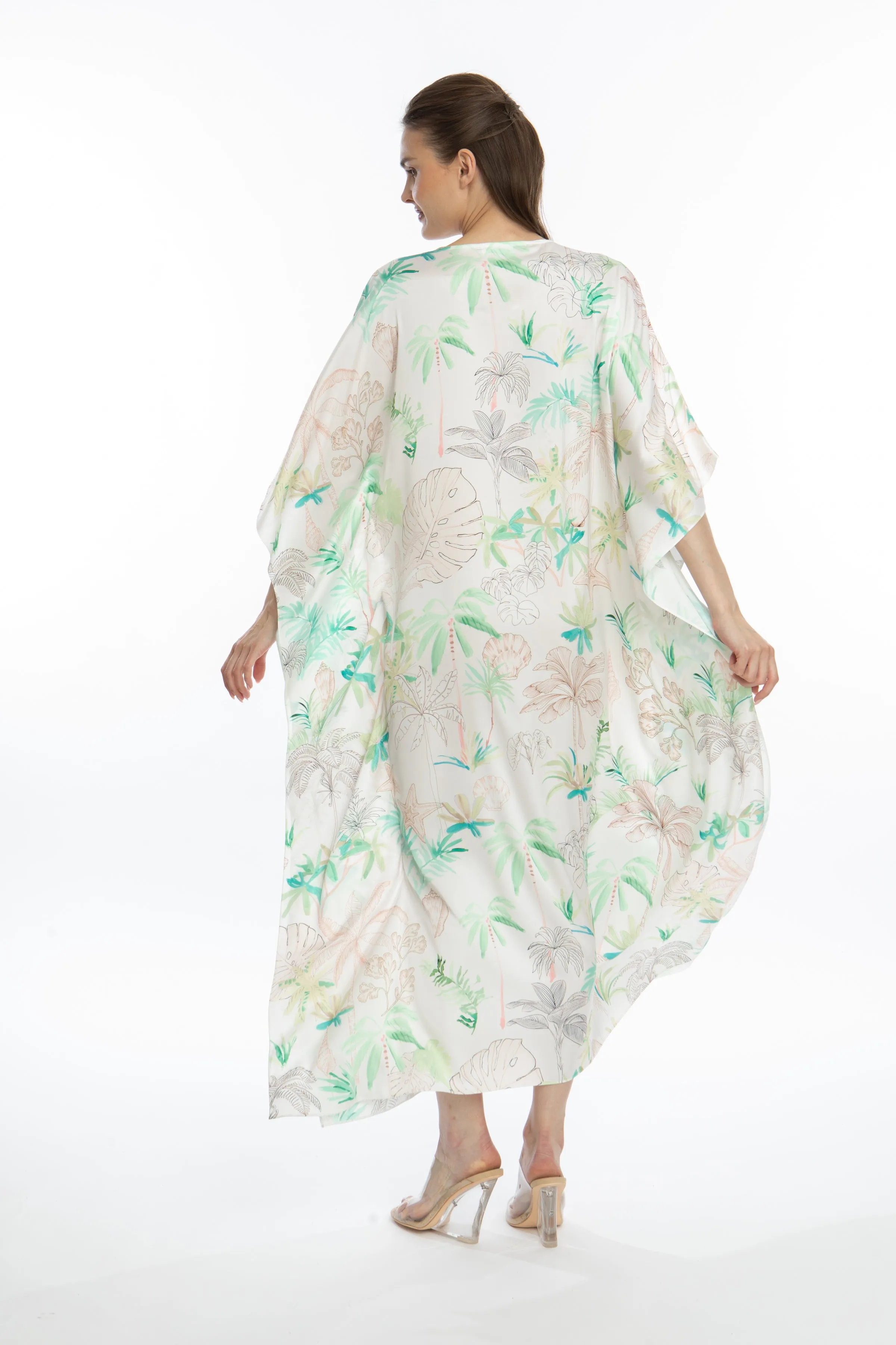 Beauty and the Beach Long Caftan