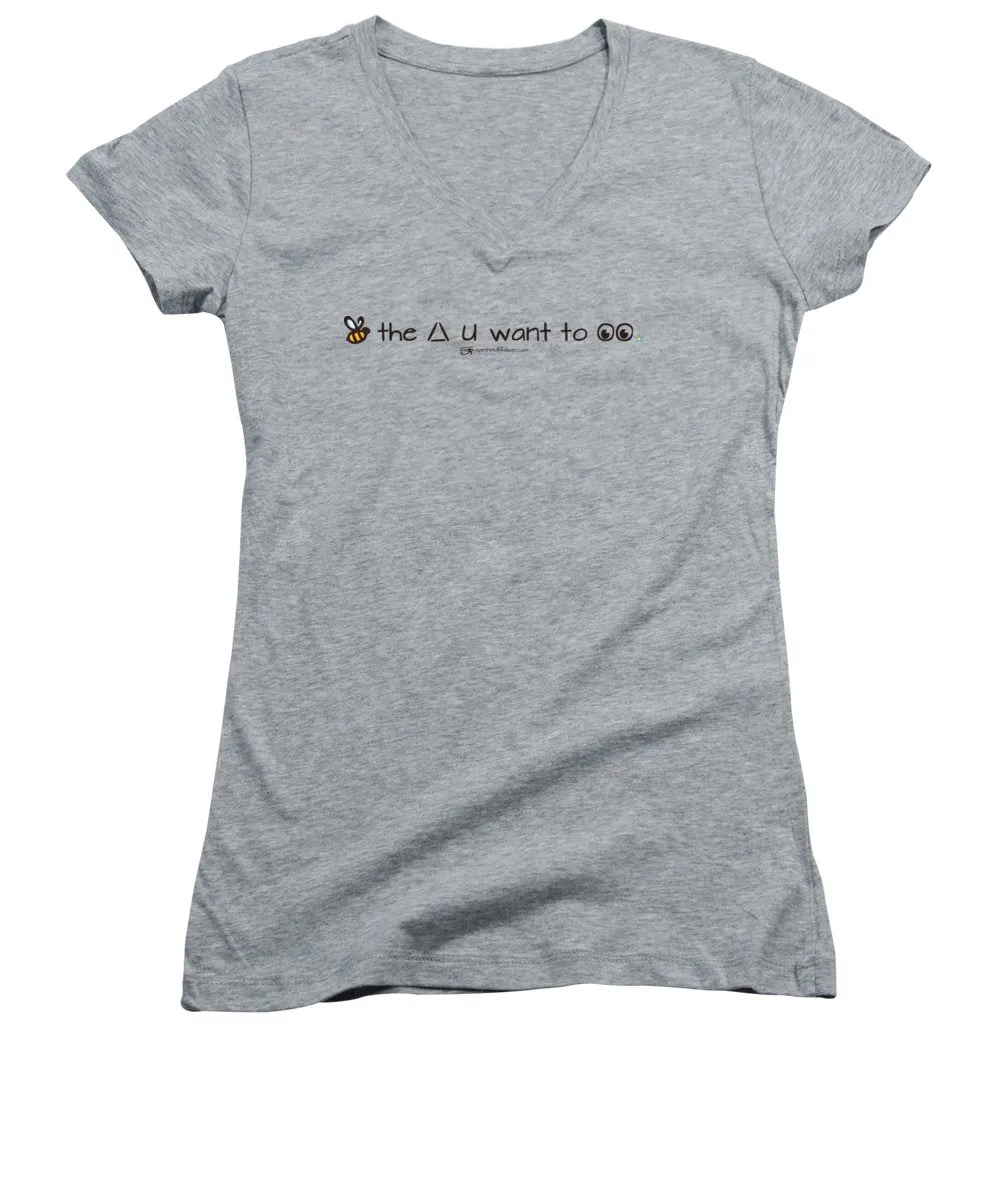 Bee The Chng You Want To See - Women's V-Neck