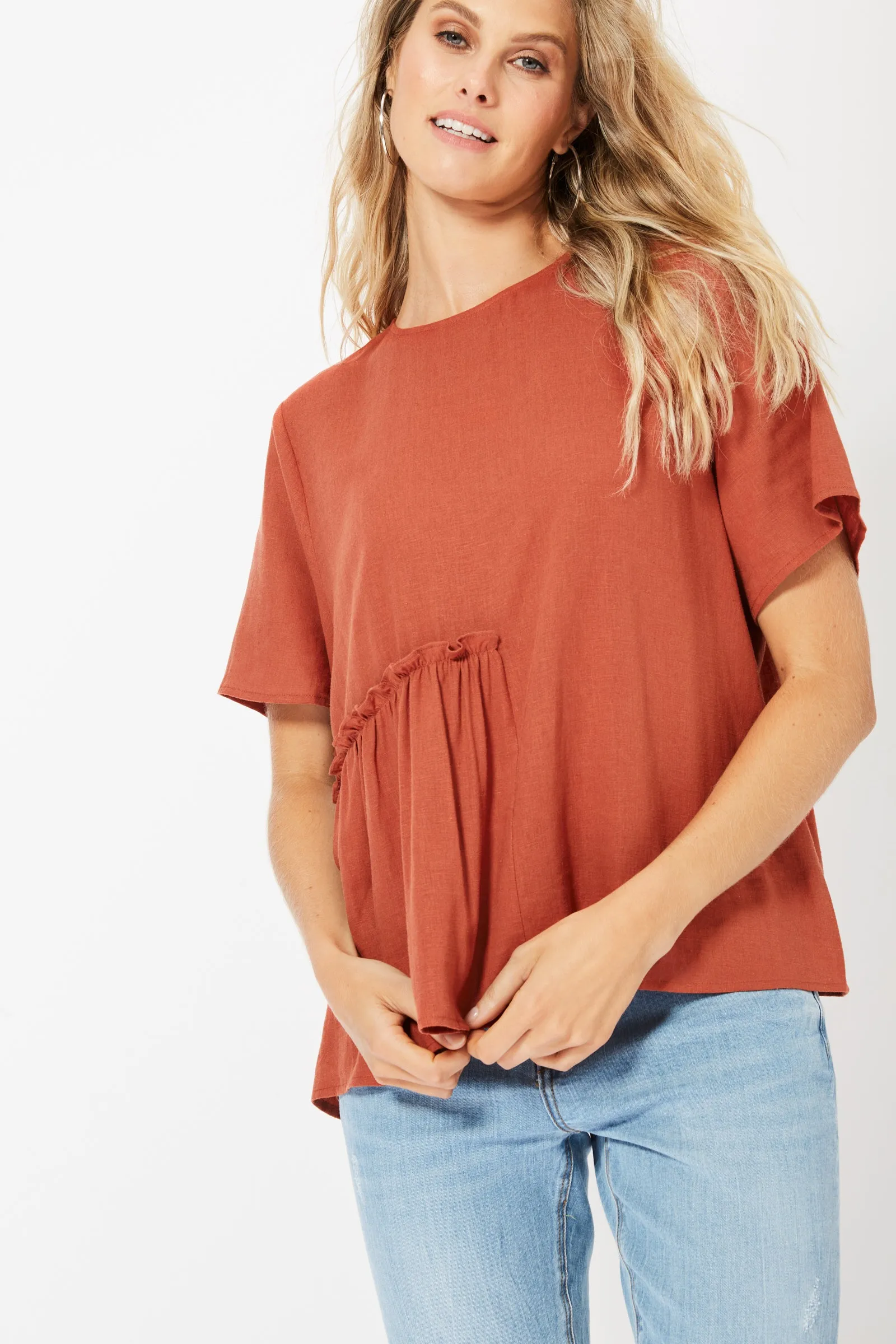 Belize top in Rust by Haven