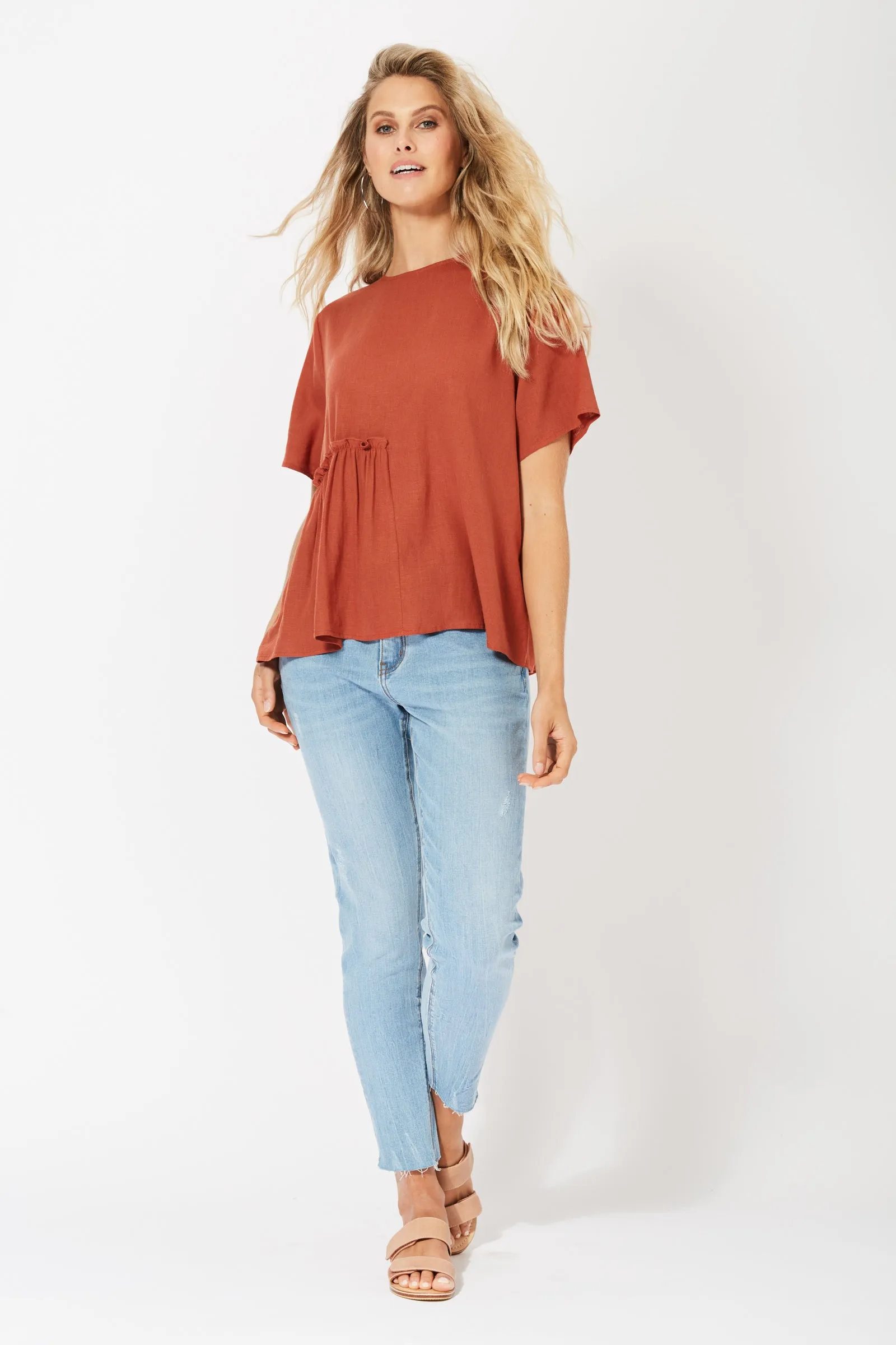 Belize top in Rust by Haven