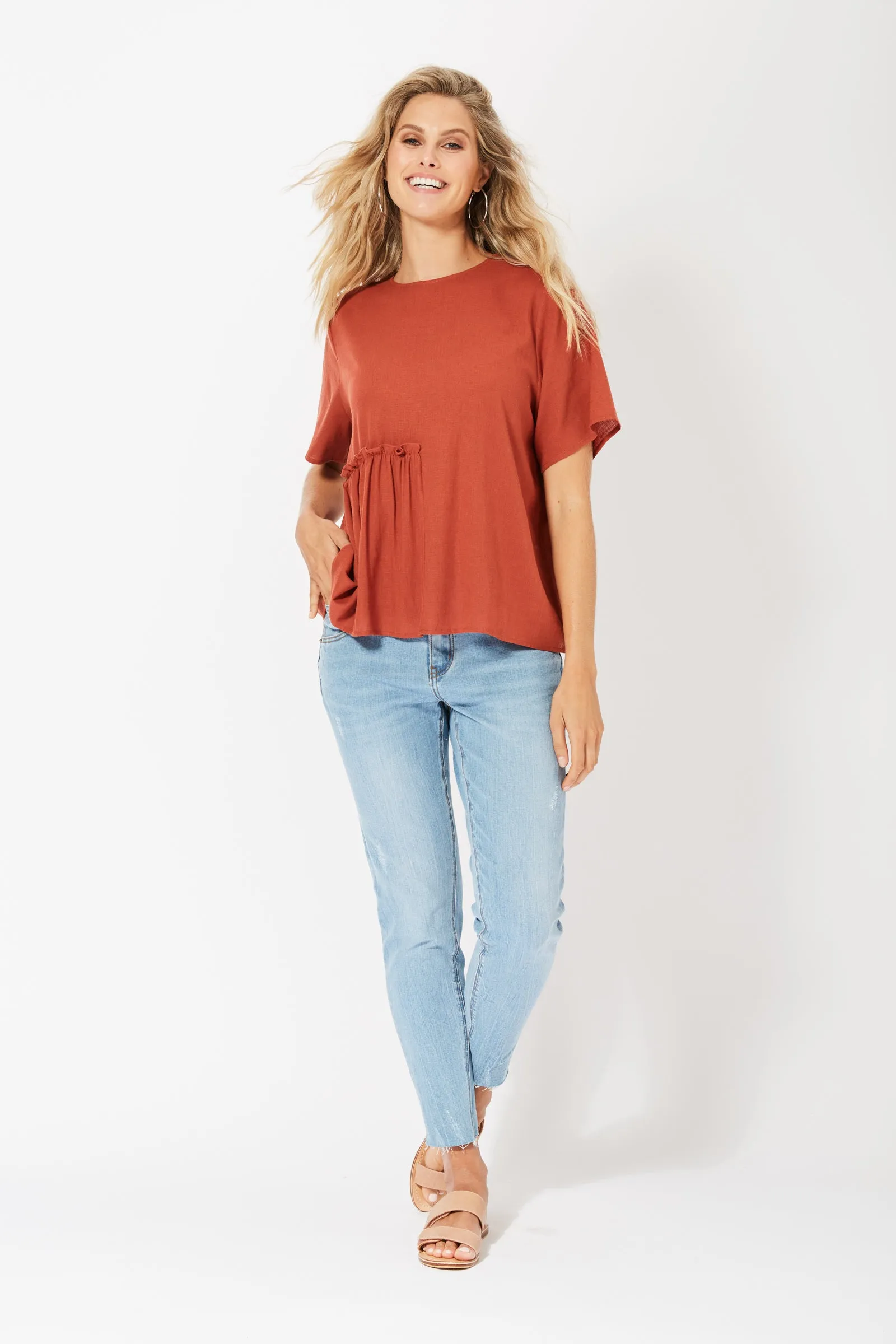 Belize top in Rust by Haven