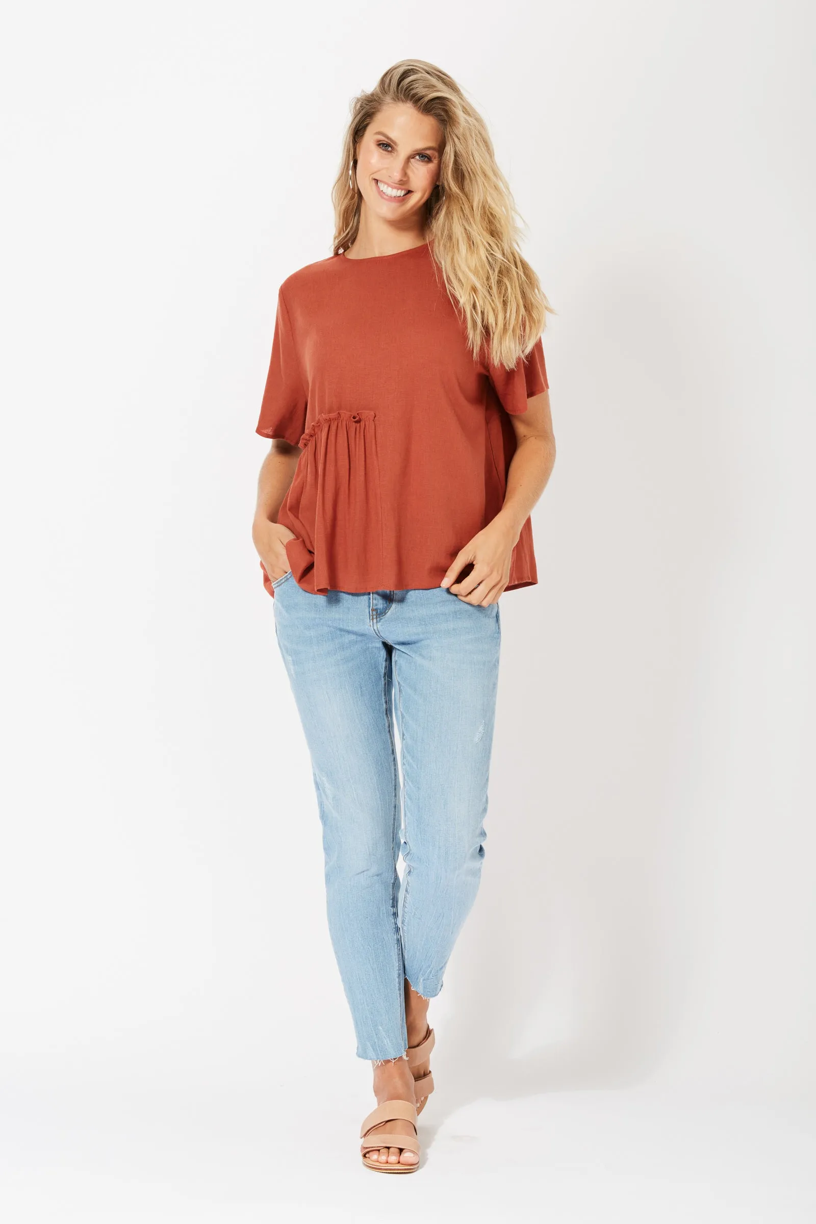 Belize top in Rust by Haven
