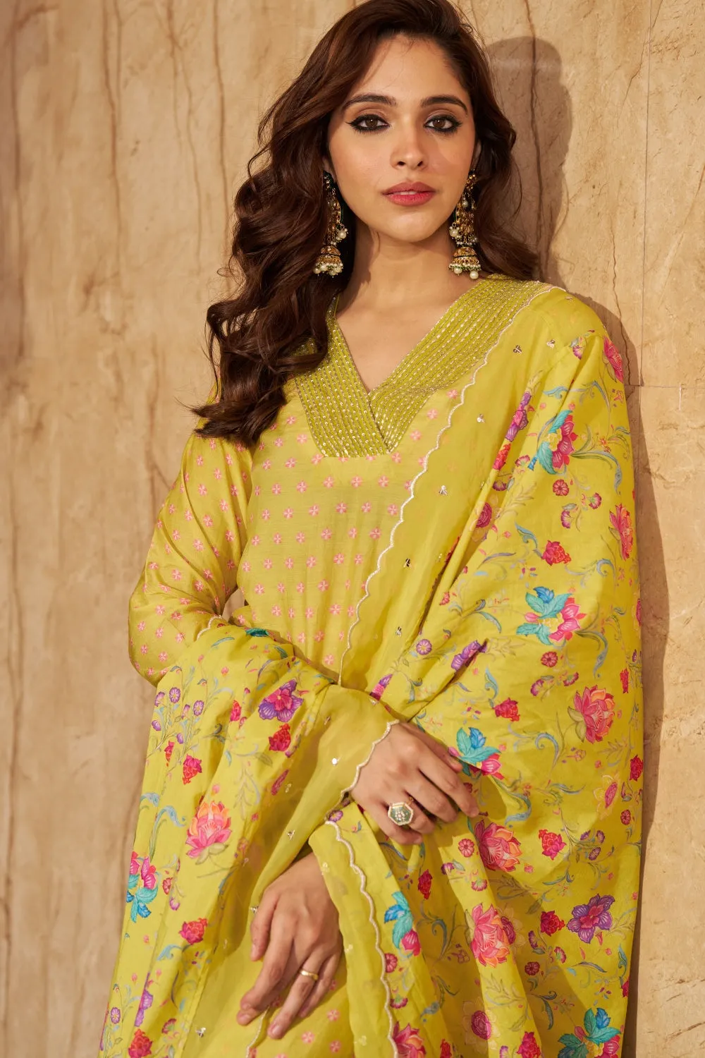 Bia Lime Kurta