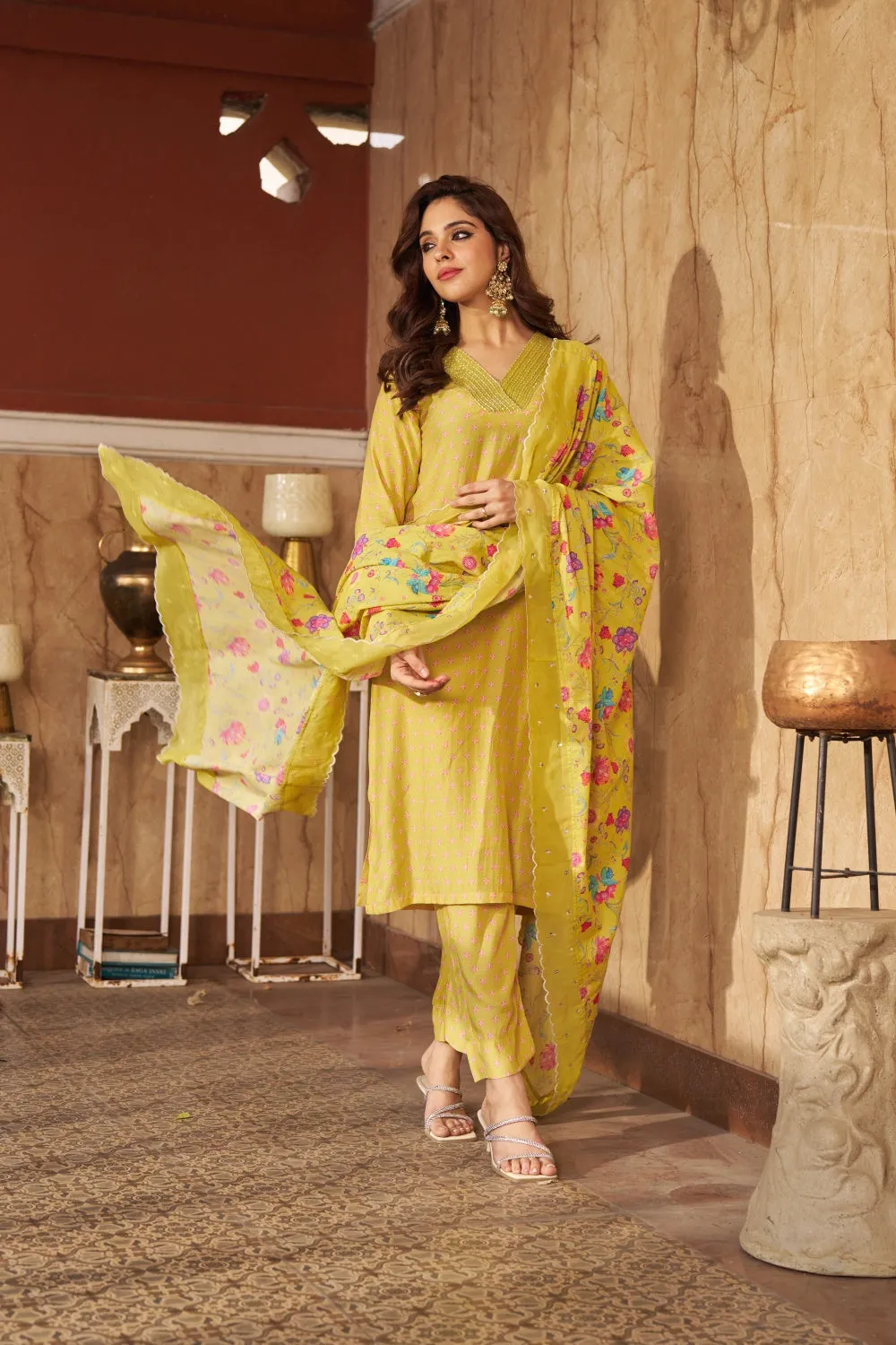 Bia Lime Kurta