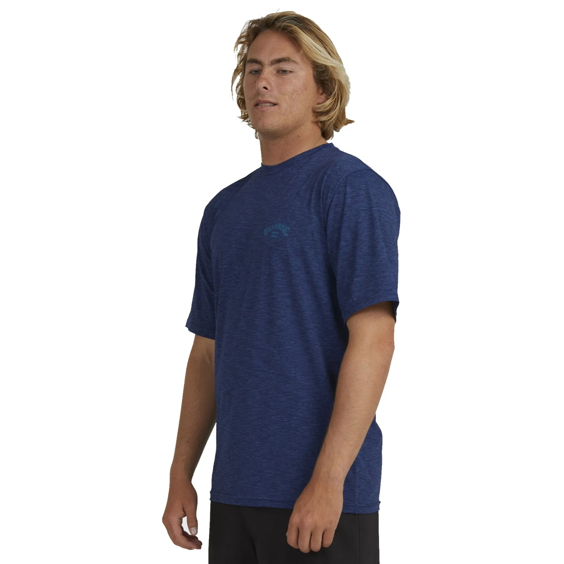 BILLABONG SHORELINE LOOSE FIT SS DENIM HEATHER