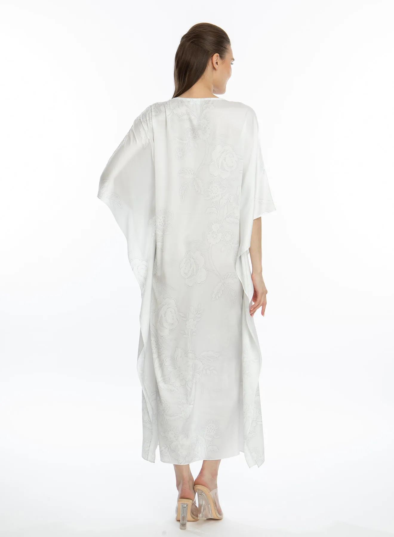 Bliss Angel White Long Caftan
