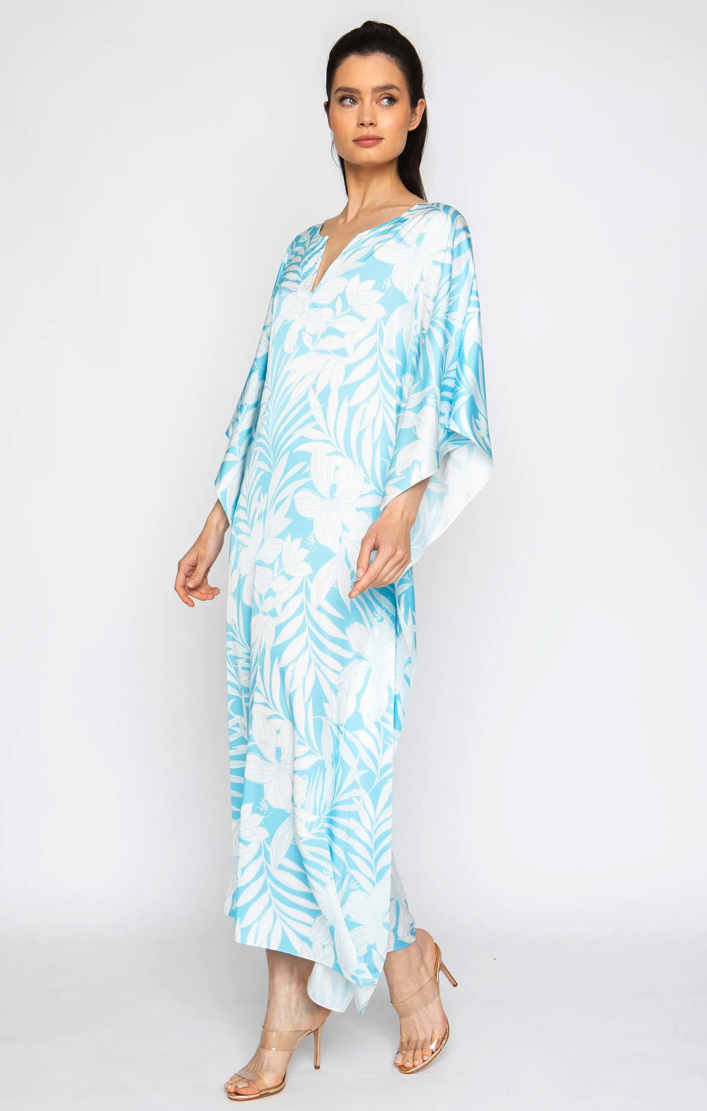 Blue Hawaii Long Caftan