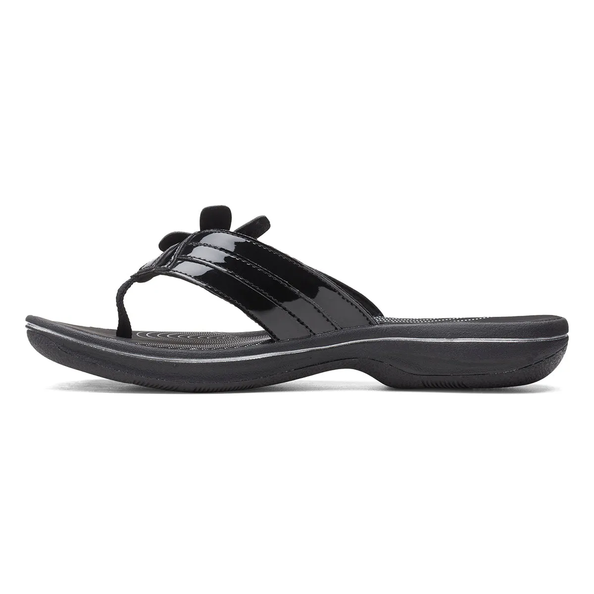 Brinkley Flora Women's Thong Sandals in Patent