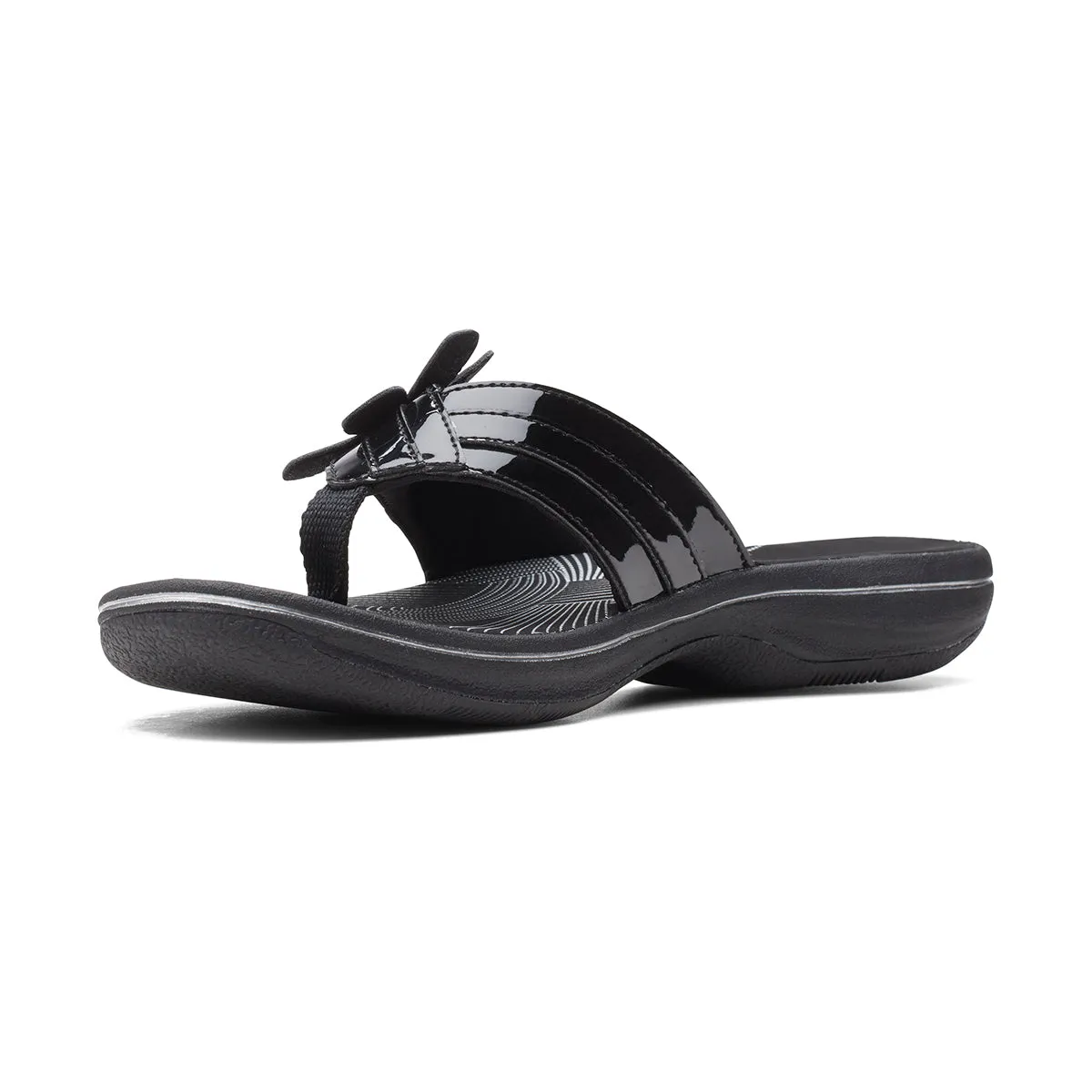 Brinkley Flora Women's Thong Sandals in Patent