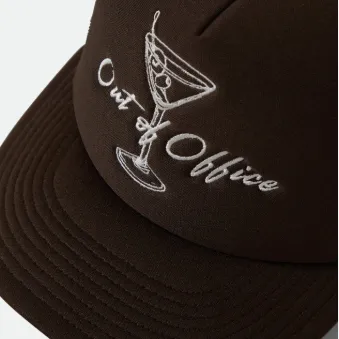 Brixton Out Of Office Netplus Trucker Hat - Pinecone Brown/Pinecone Brown