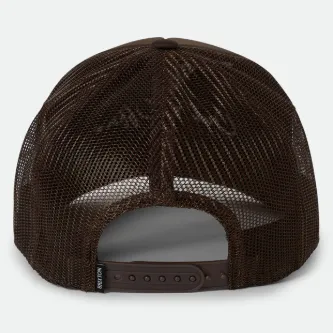 Brixton Out Of Office Netplus Trucker Hat - Pinecone Brown/Pinecone Brown