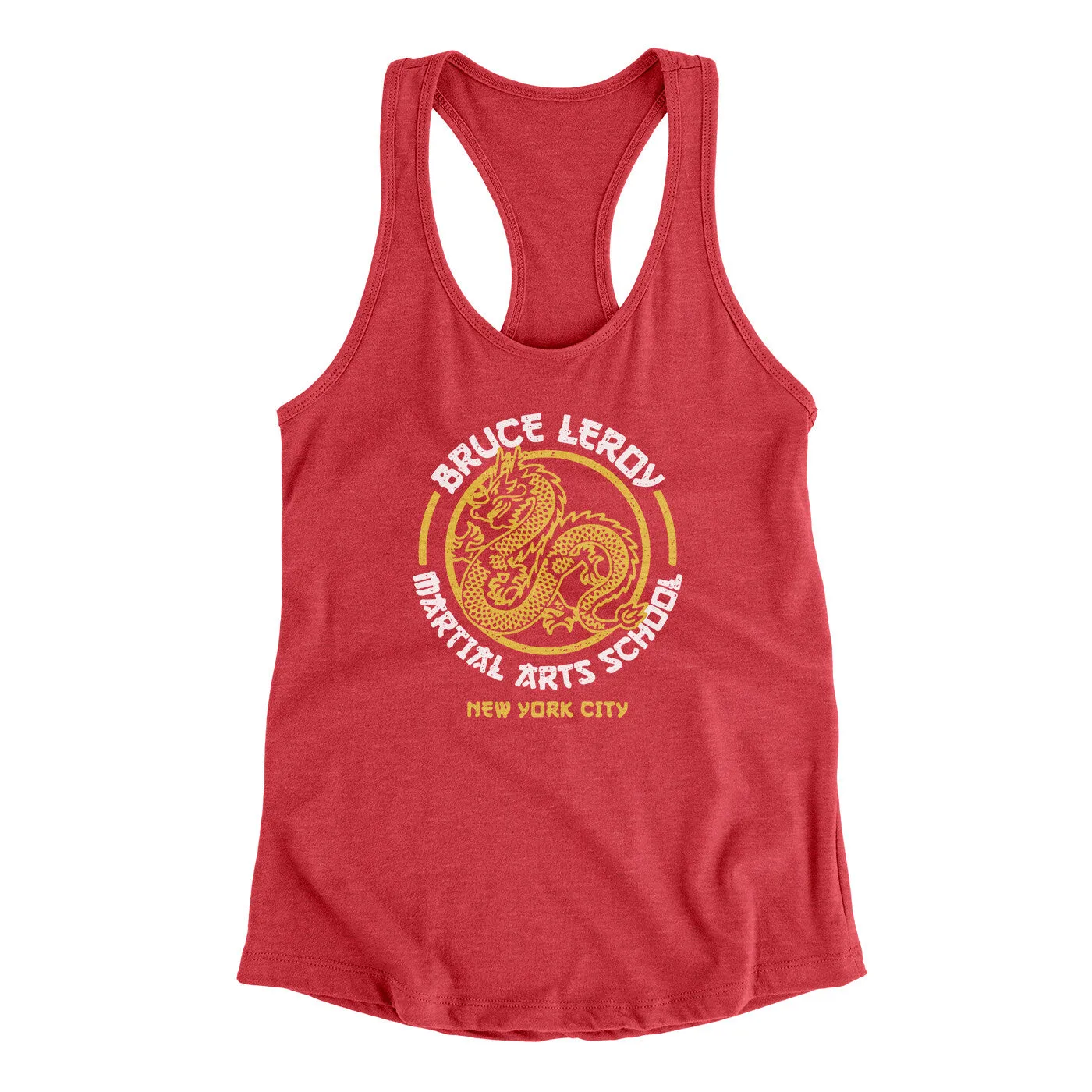 Bruce Leroy Martial Arts School Women's Racerback Tank