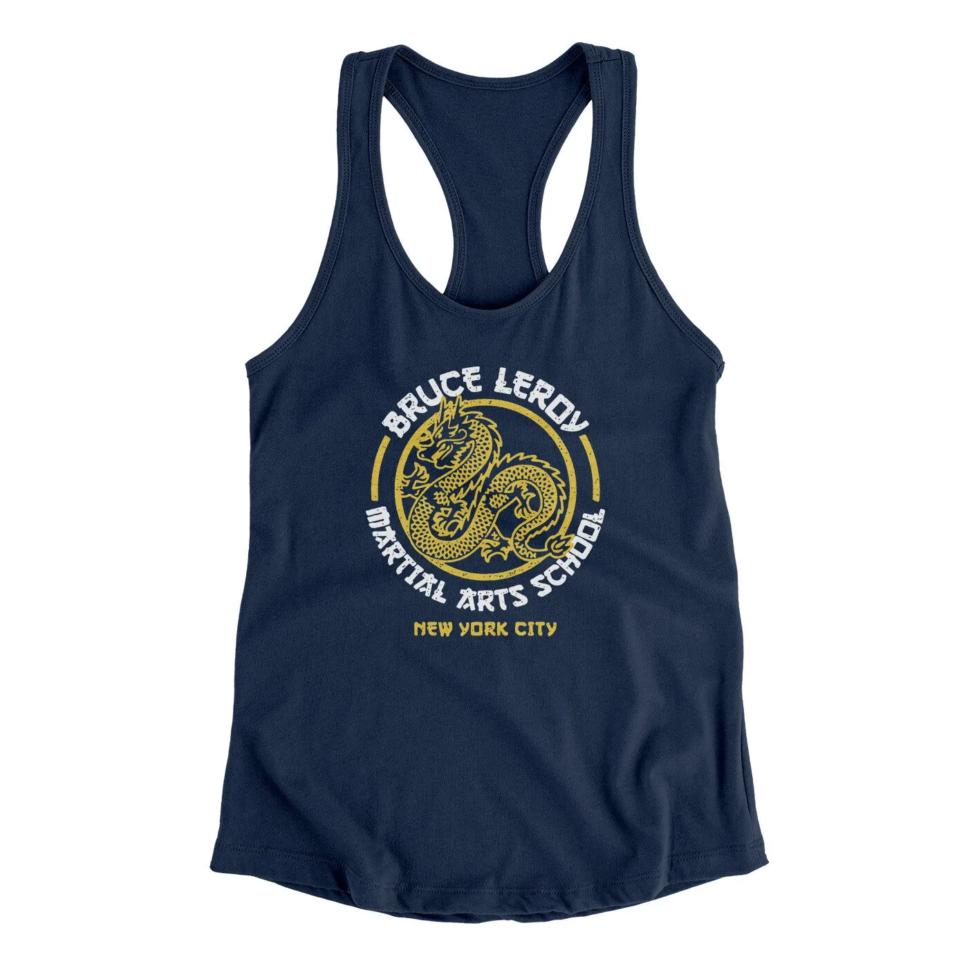 Bruce Leroy Martial Arts School Women's Racerback Tank