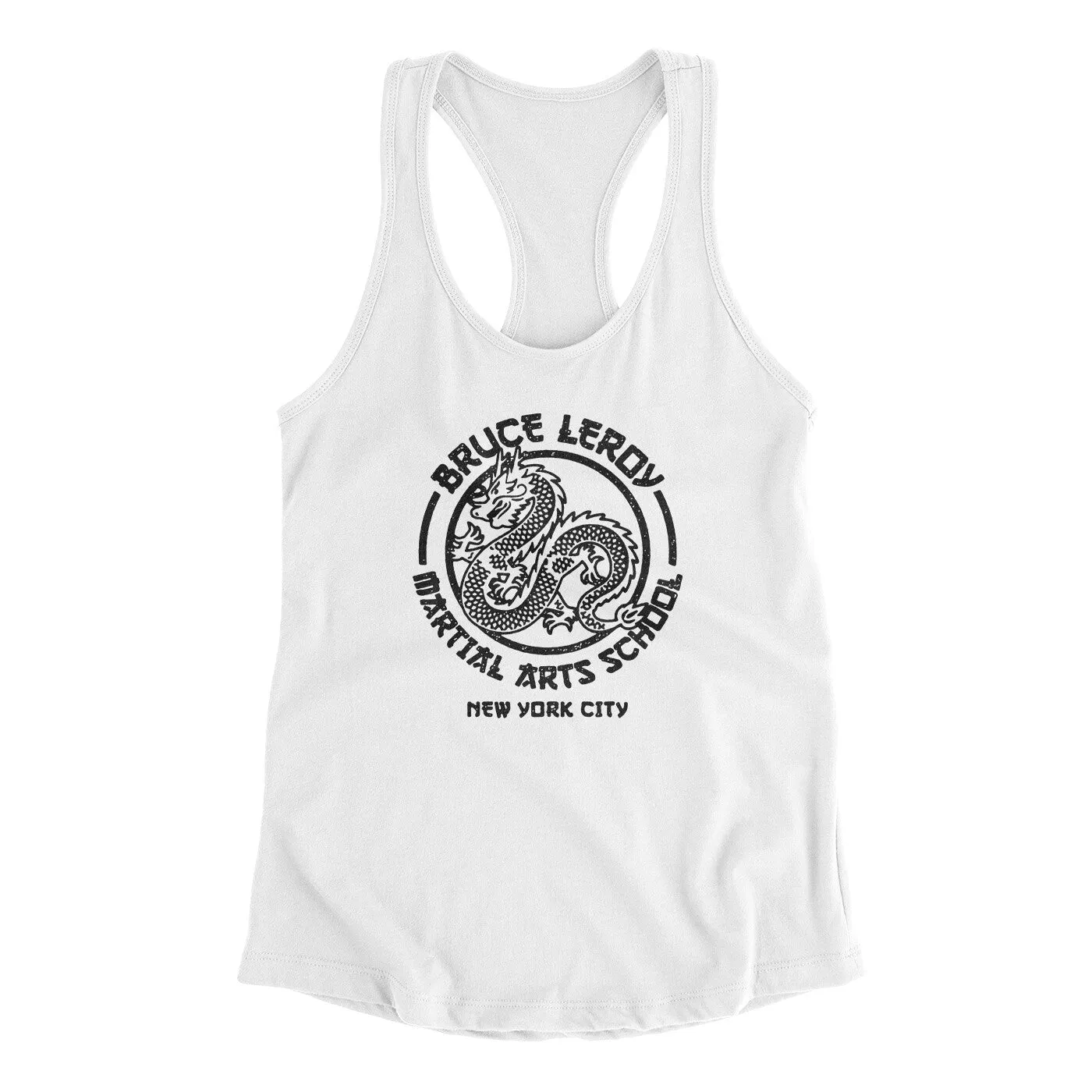 Bruce Leroy Martial Arts School Women's Racerback Tank