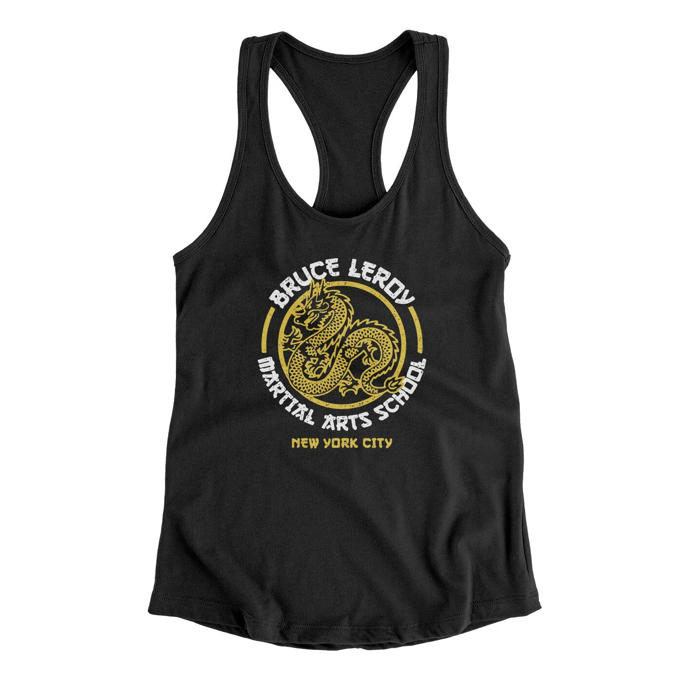 Bruce Leroy Martial Arts School Women's Racerback Tank